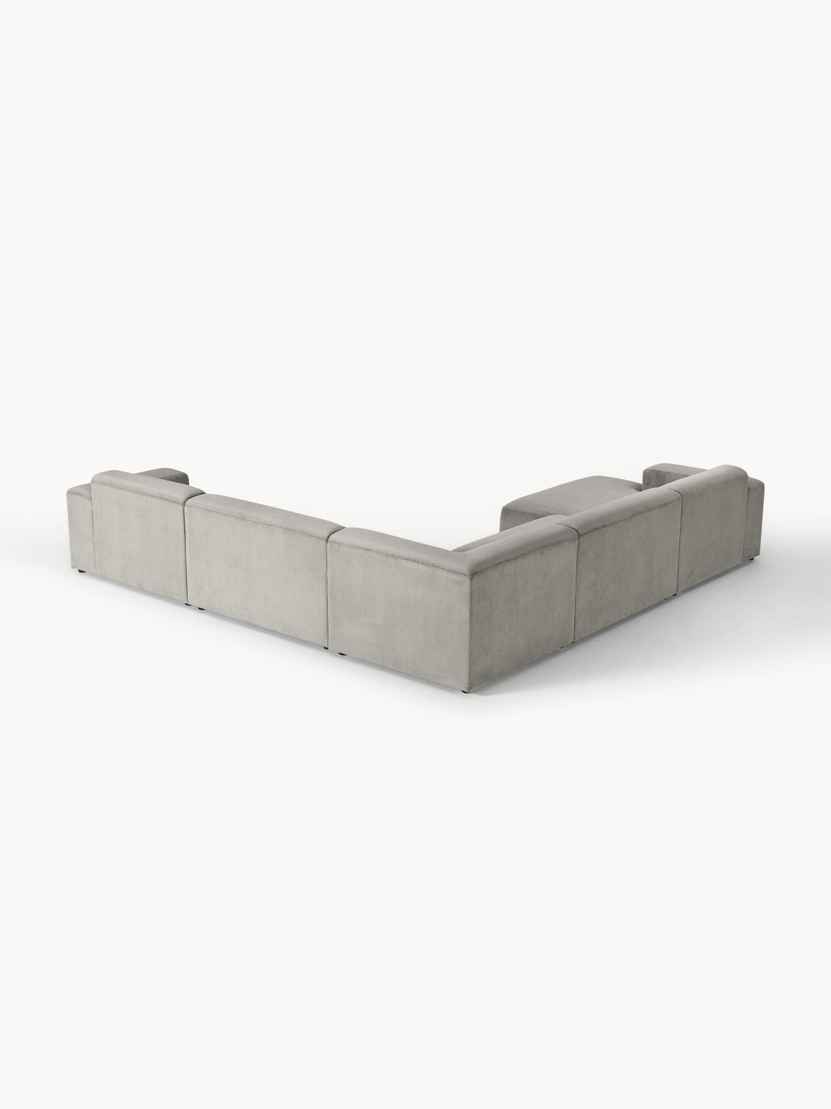 Melva XL Corduroy Corner Sofa