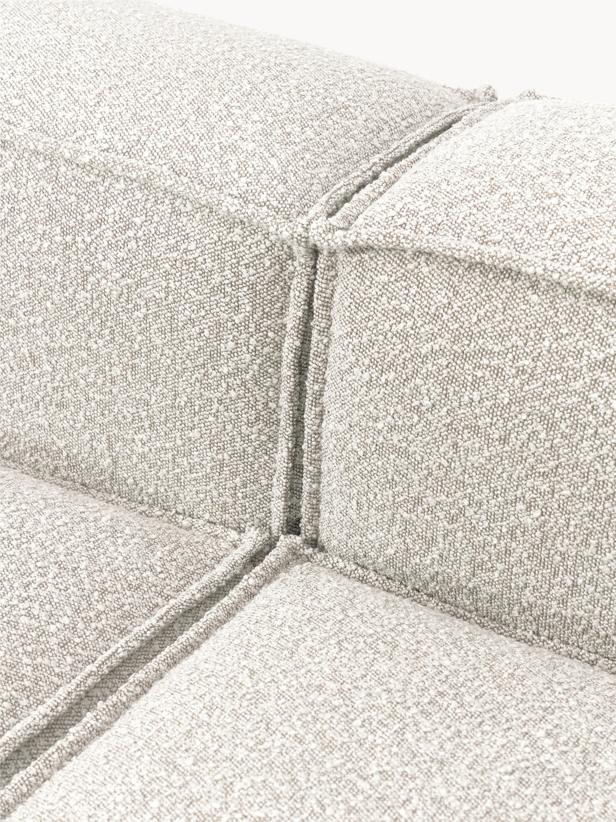 Lennon Bouclé Modular Ottoman