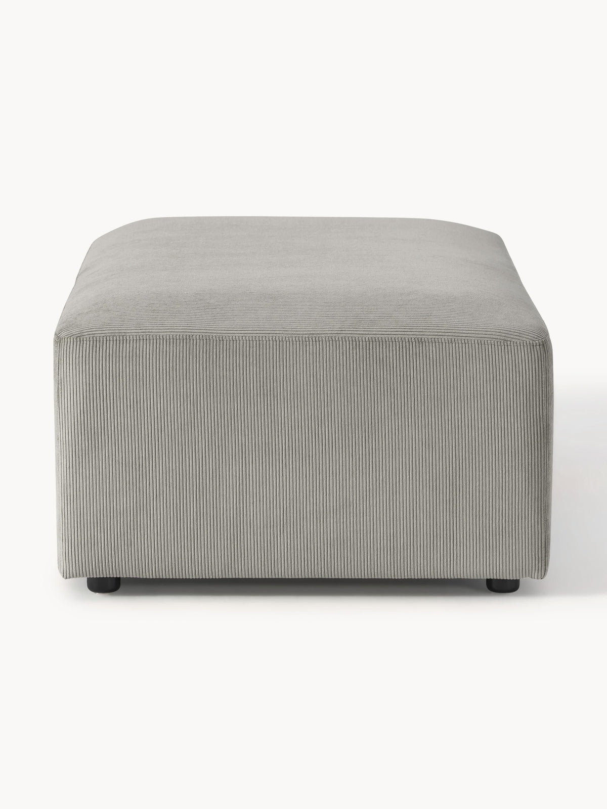 Melva Corduroy XL Ottoman, W 116 x D 72 cm