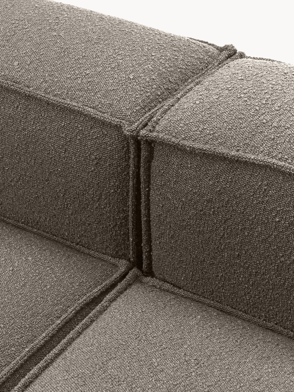 Lennon Bouclé Modular Corner Sofa (4-seater)