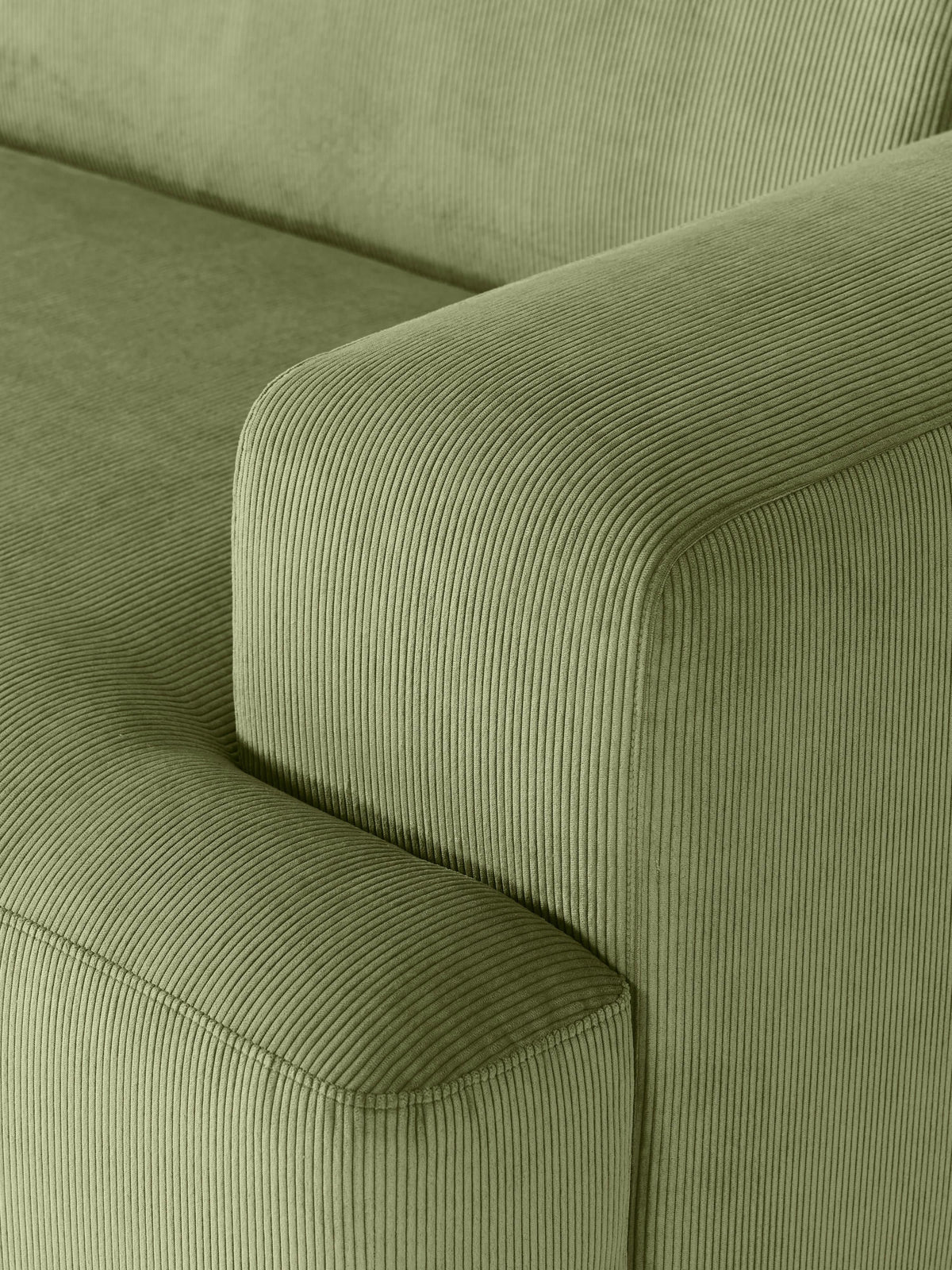 Melva XL Corduroy Corner Sofa