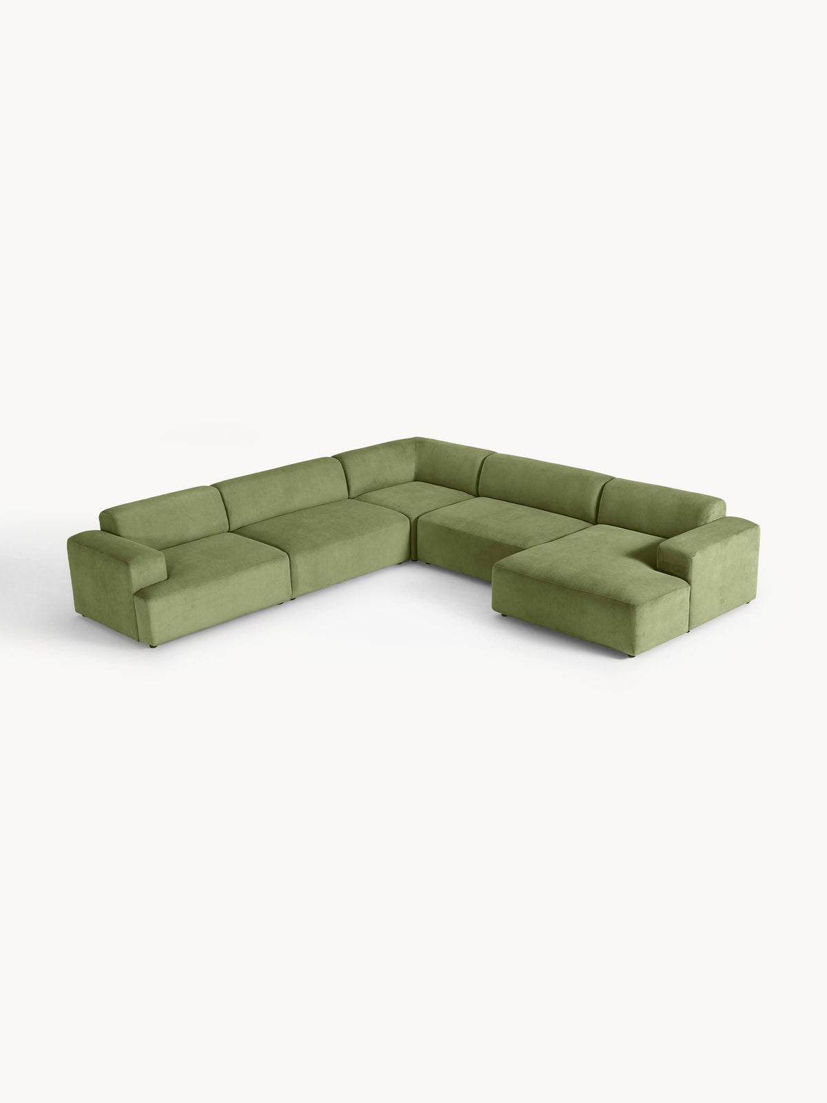 Melva XL Corduroy Corner Sofa