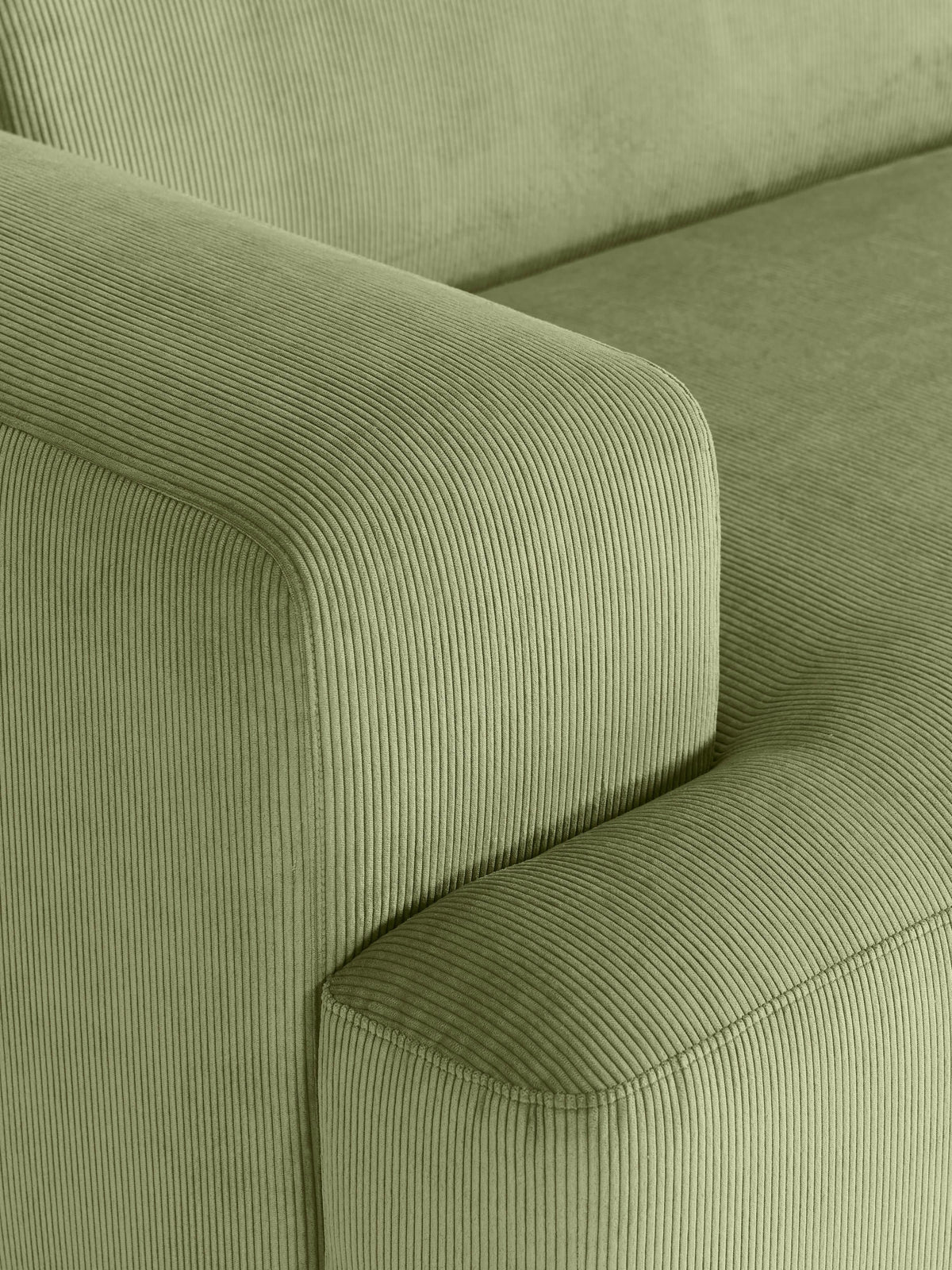 Melva XL Corduroy Corner Sofa