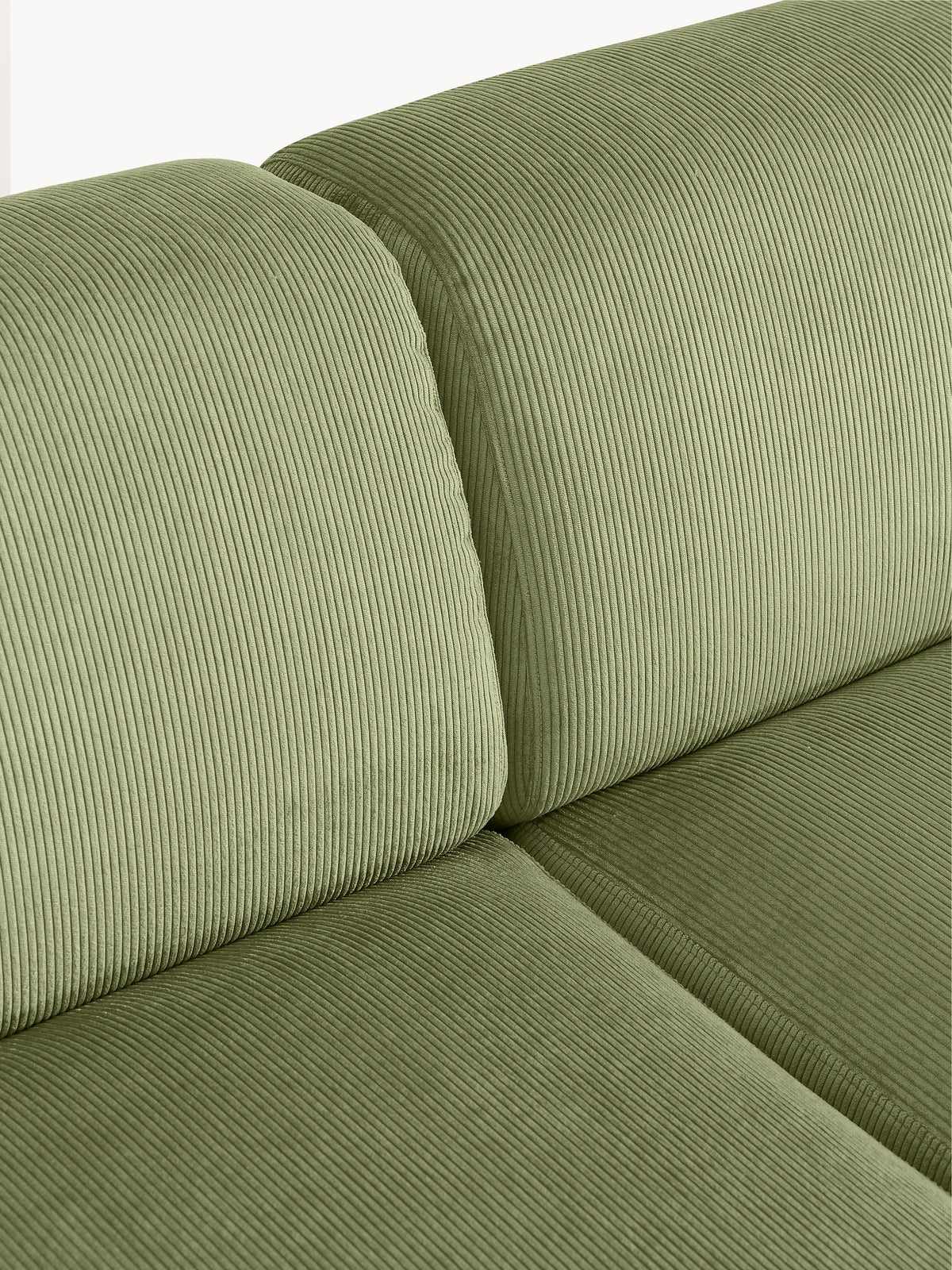 Melva XL Corduroy Corner Sofa