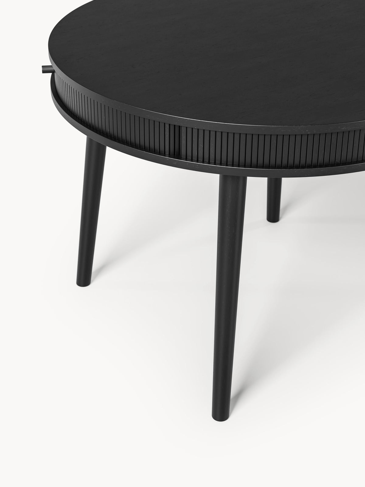 Calary Round Dining Table with Storage Space, in various sizes