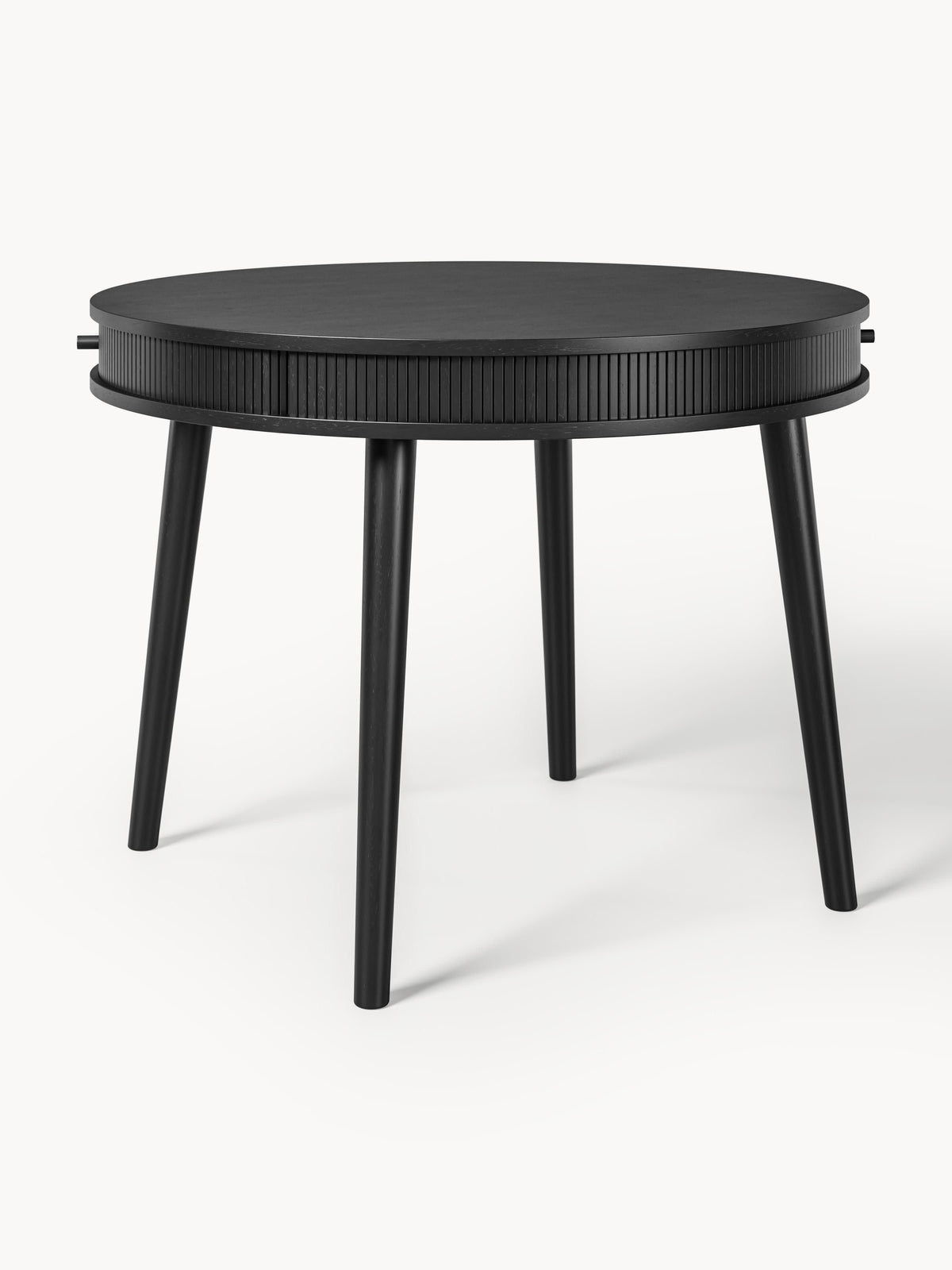 Calary Round Dining Table with Storage Space, in various sizes