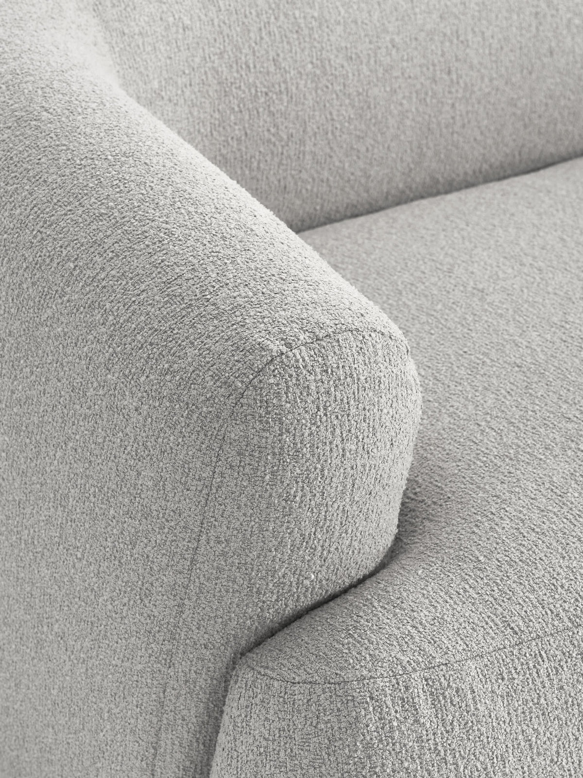 Sofia Modular Bouclé Chaise (4-seater)