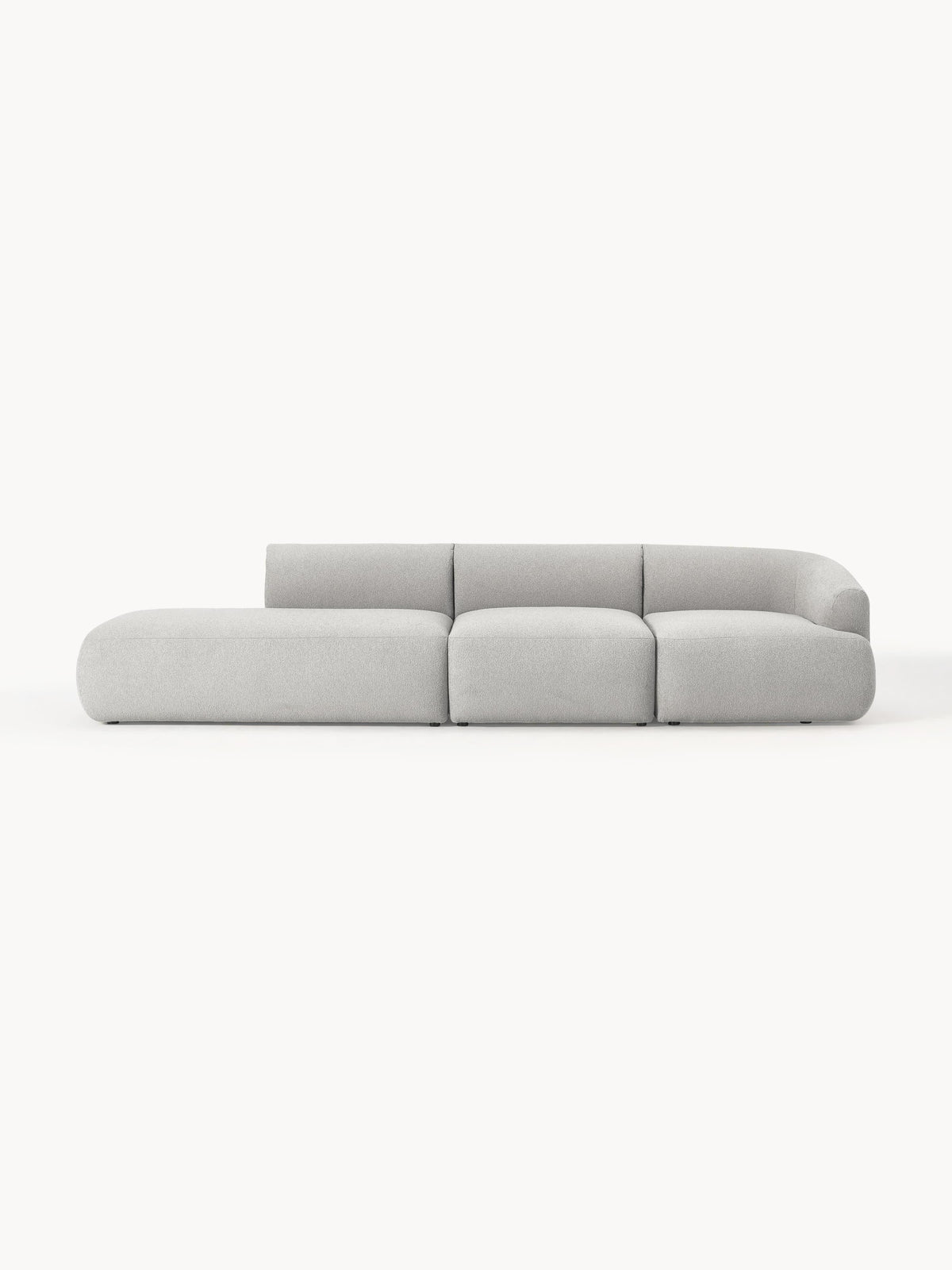 Gallery image 1 - Modular Bouclé Chaise Sofia (4-seater)