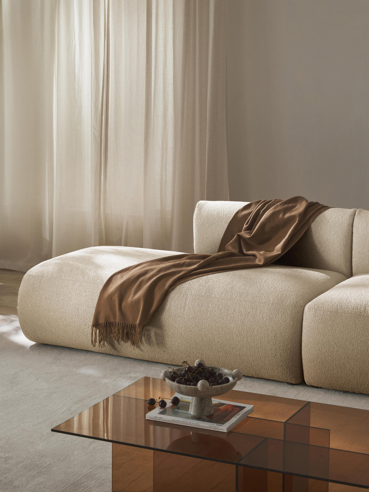 Sofia Bouclé Chaise Module