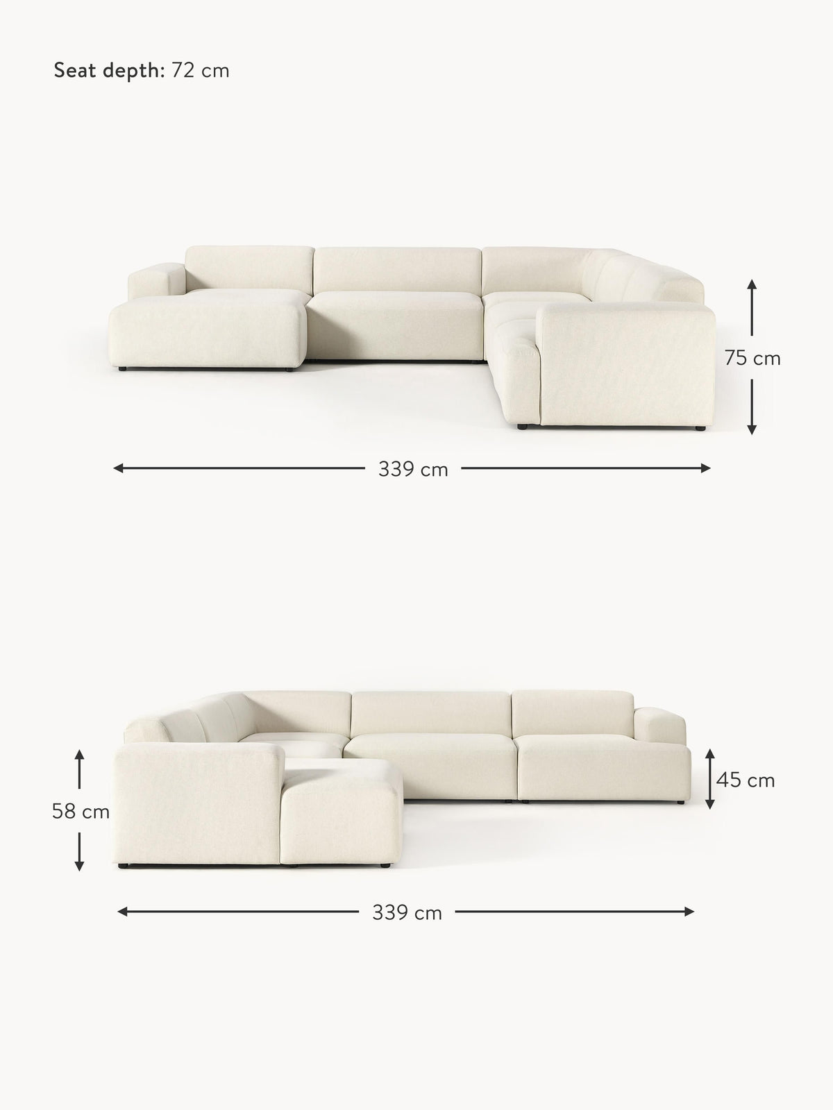 Melva XL Corner Sofa