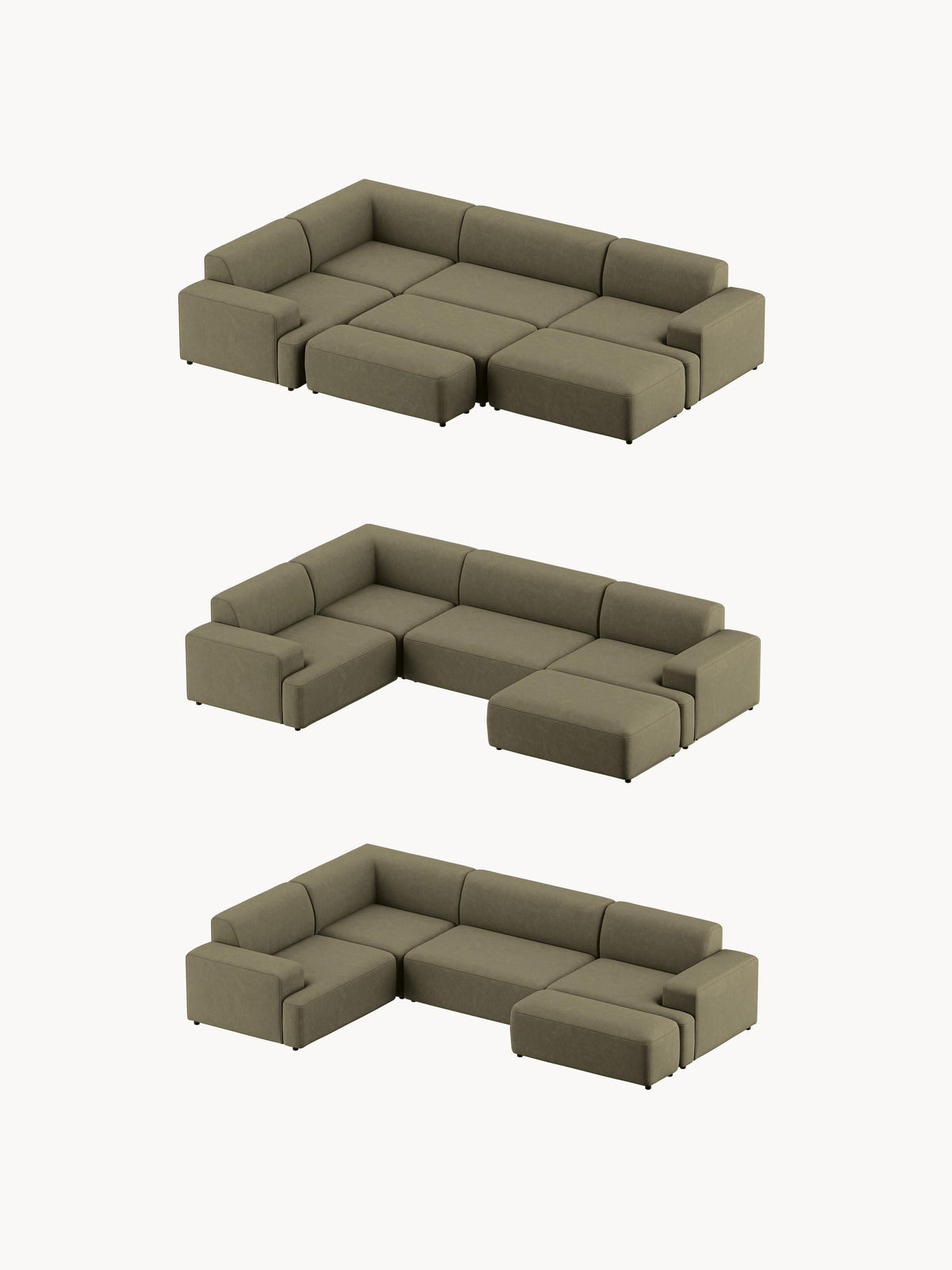 Melva Large Corner Sofa (4-seater)