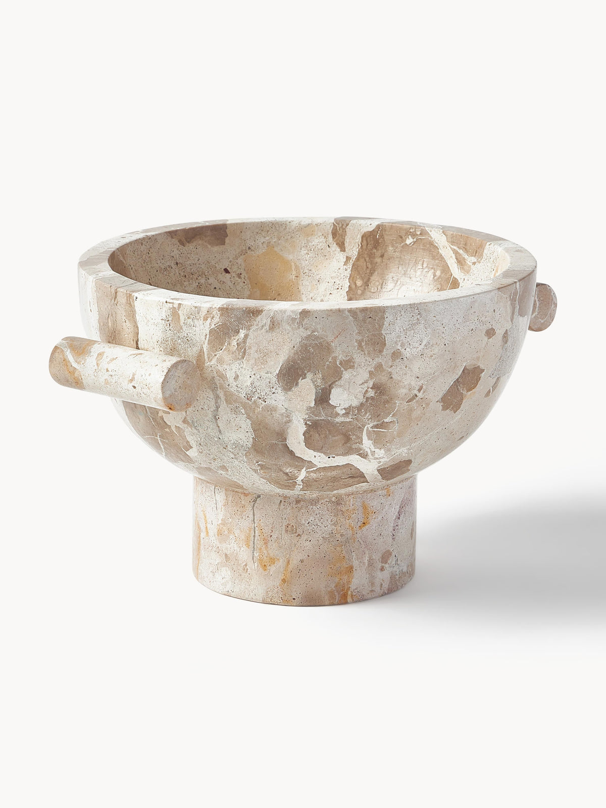 Fossil Marble Decorative Bowl, H 15 cm