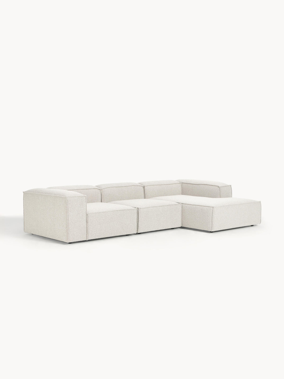 Lennon Bouclé Modular Corner Sofa (4-seater)