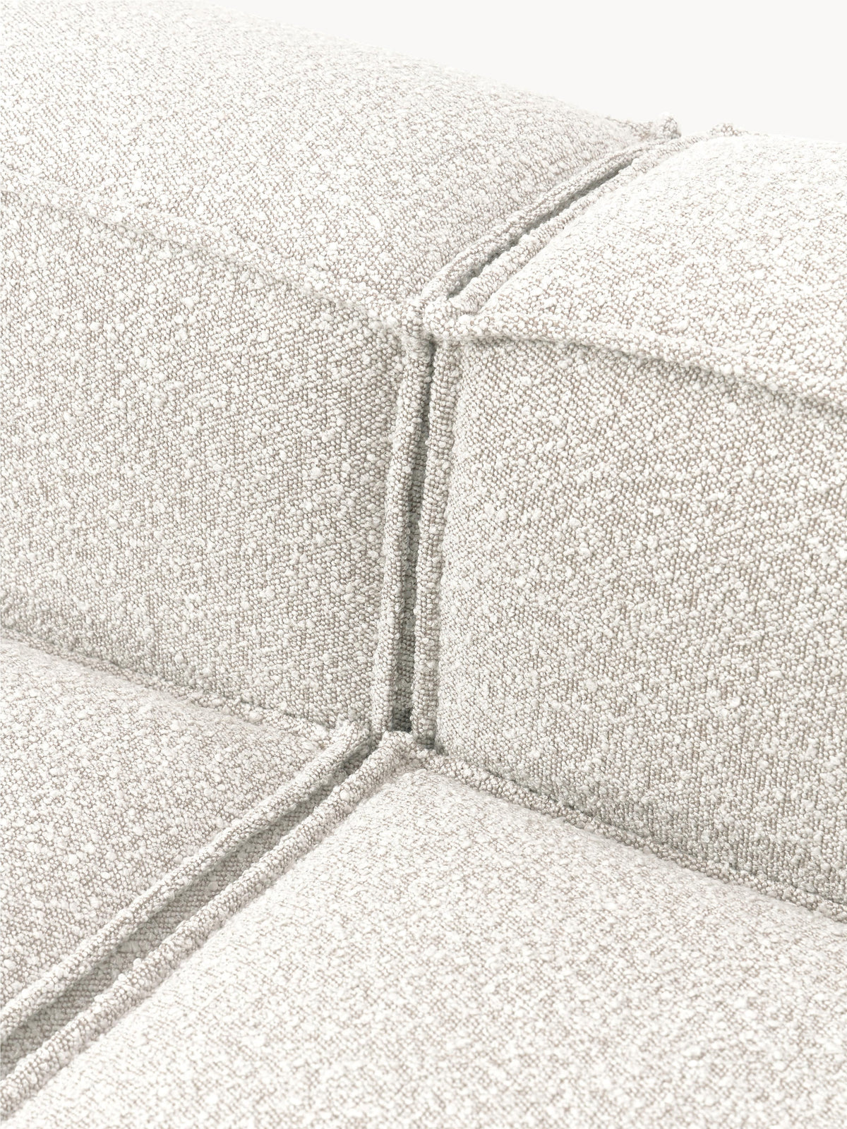 Lennon Bouclé Modular Corner Sofa (4-seater)