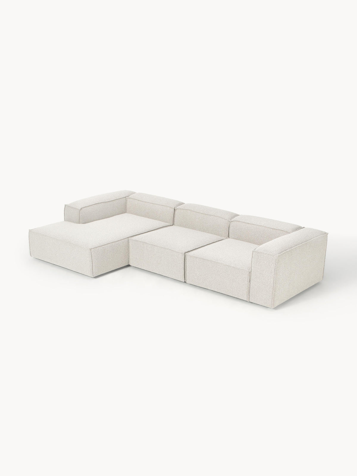Lennon Bouclé Modular Corner Sofa (4-seater)