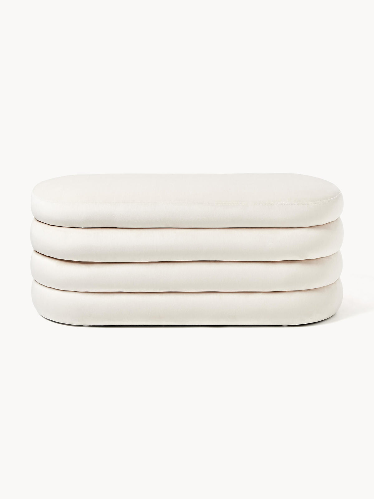 Alto Velvet Upholstered Bench with Storage Space