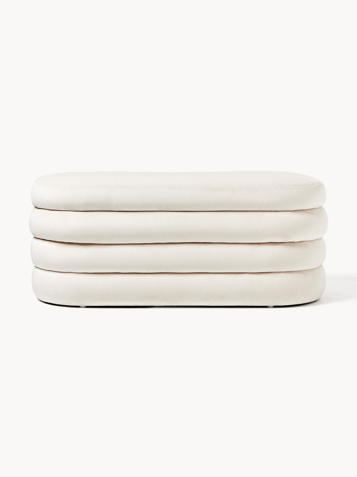 Alto Velvet Upholstered Bench with Storage Space