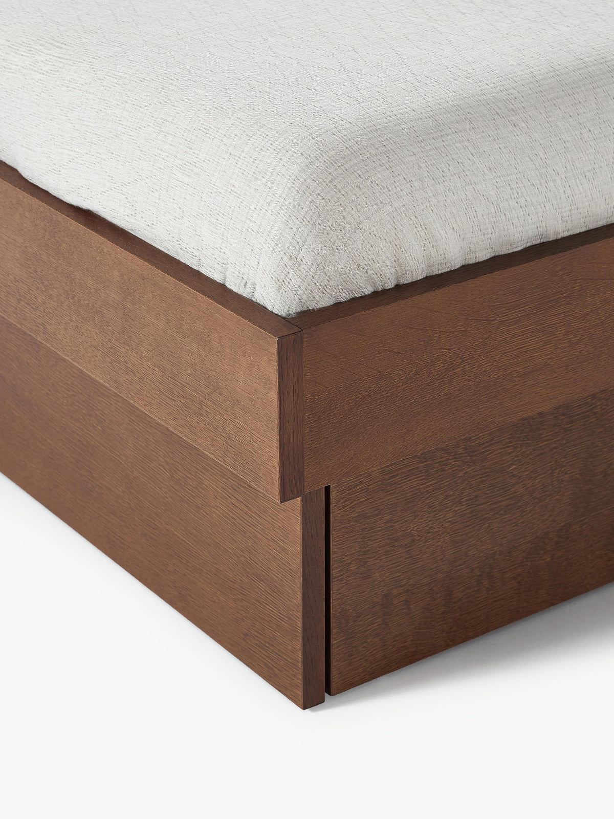 Sato Wooden Bed with Drawers and Headboard