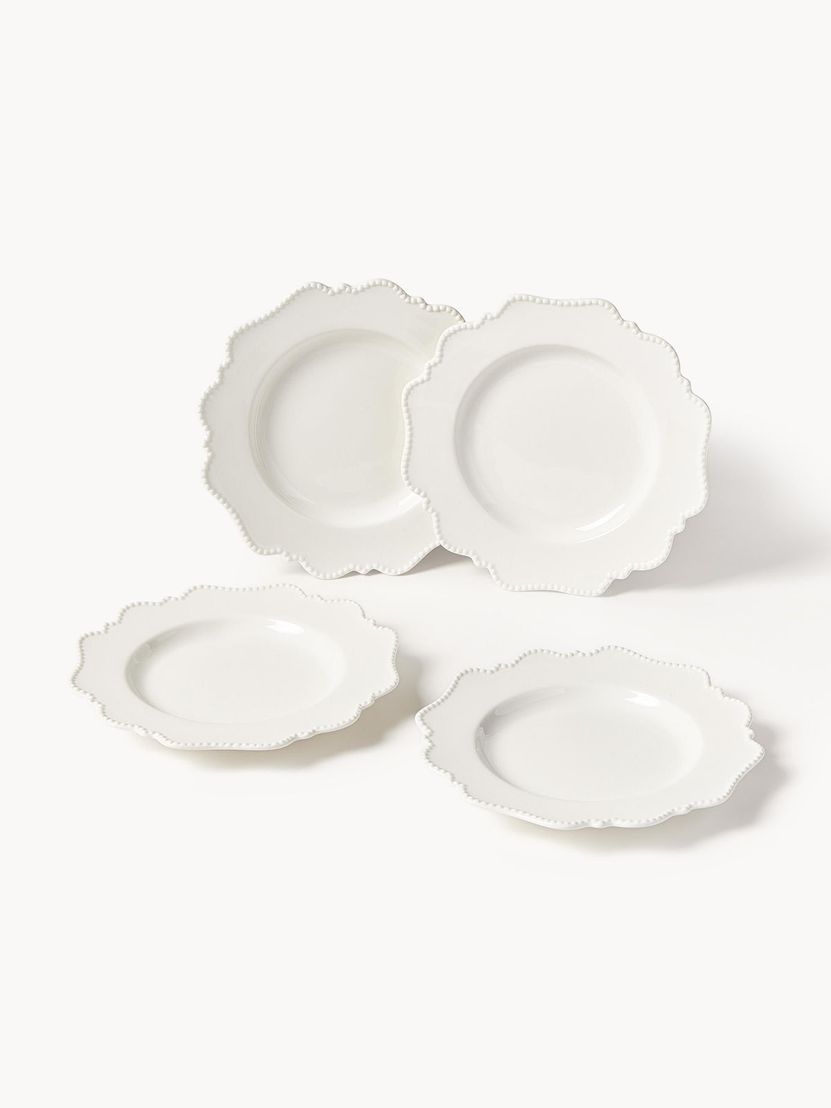 Grace Porcelain Tableware Set, 4 People, Set of 12