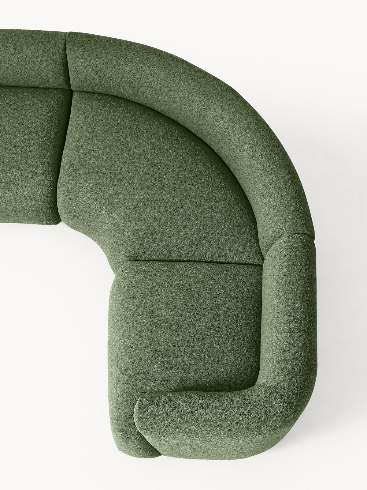 Sofia Modular Bouclé Corner Sofa (4-seater)