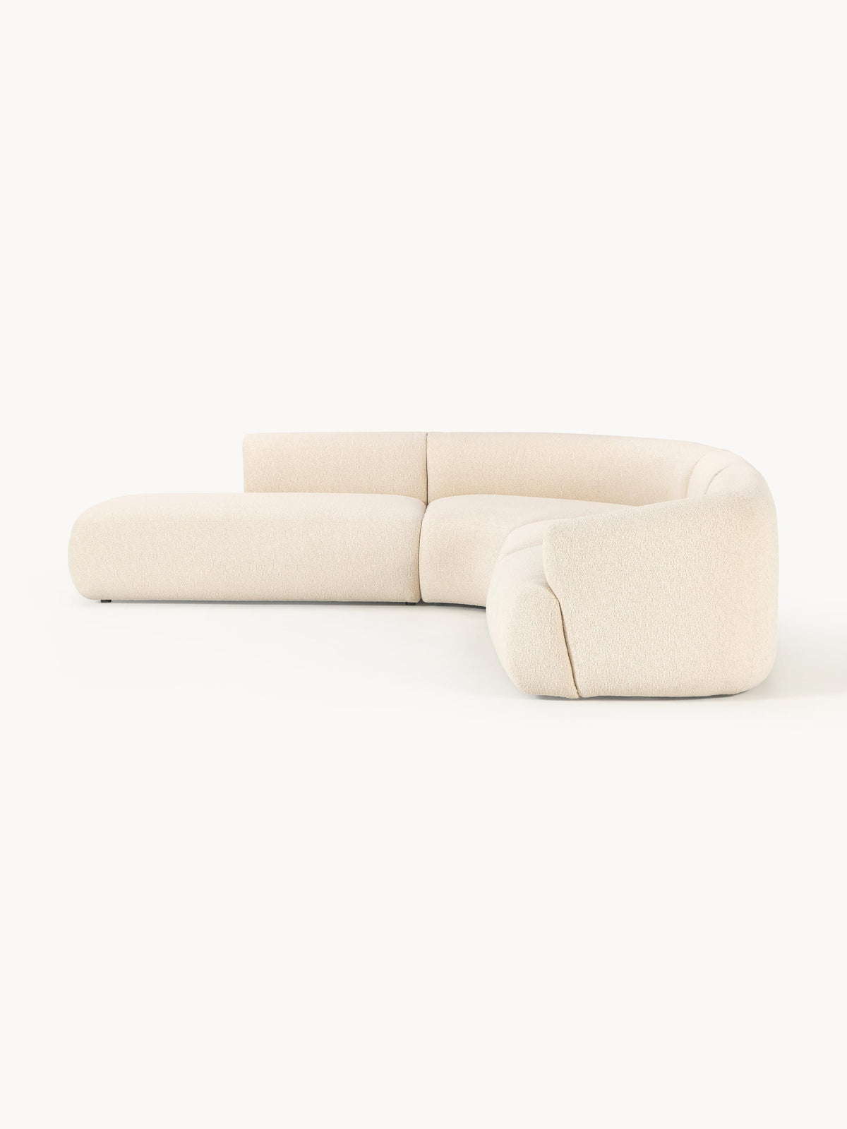 Sofia Modular Bouclé Corner Sofa (4-seater)