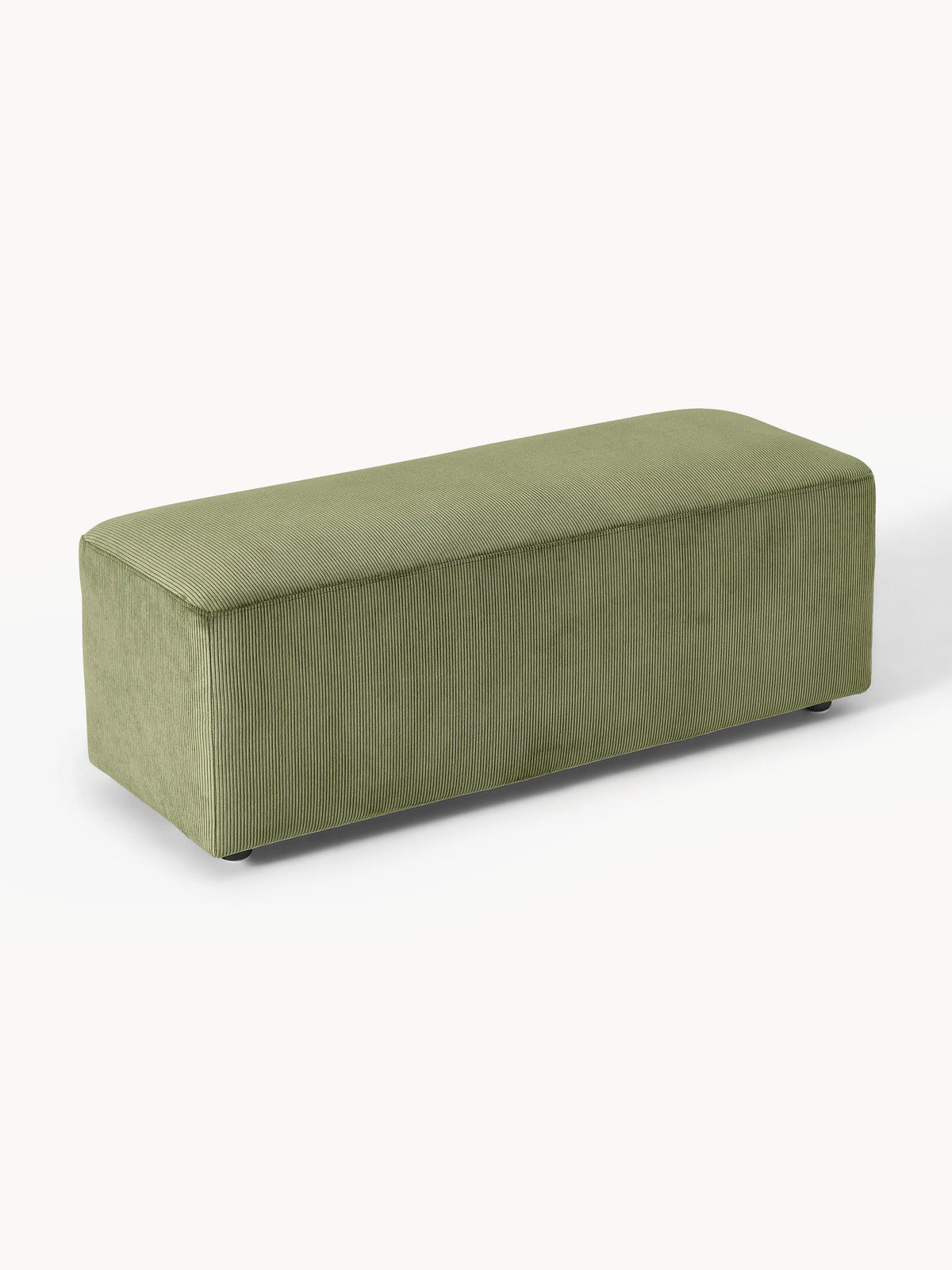 Melva XL Corduroy Ottoman, W 116 x D 42 cm