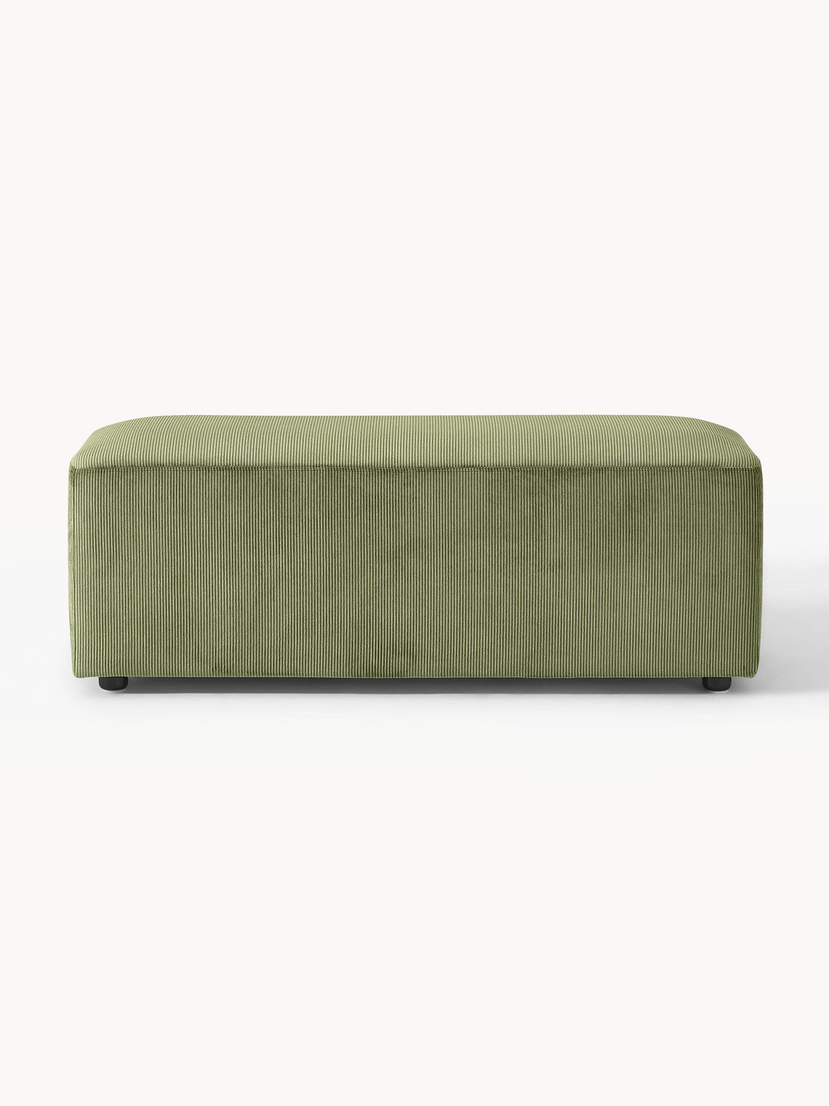 Melva XL Corduroy Ottoman, W 116 x D 42 cm