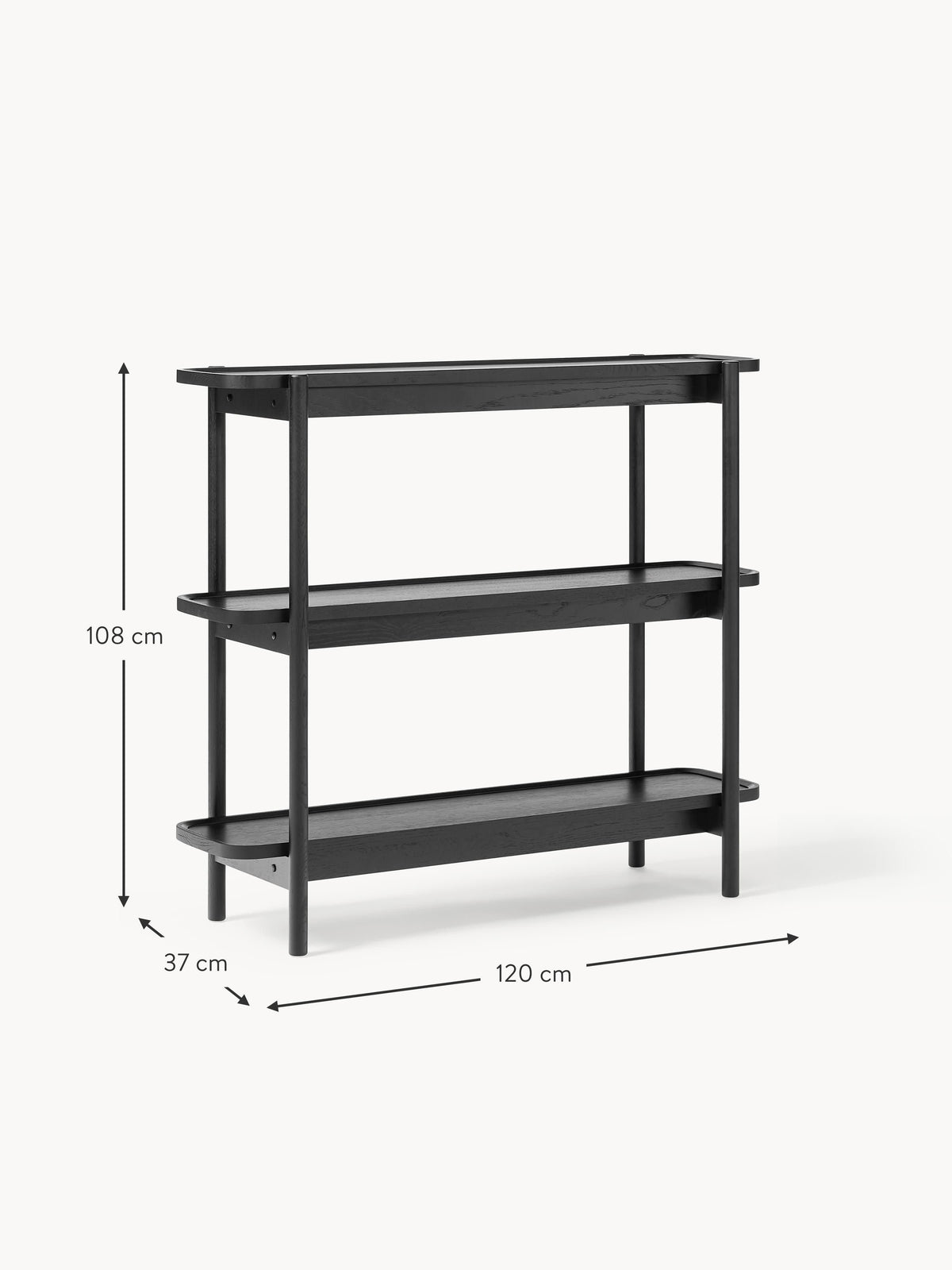 Libby Low Wooden Shelving Unit