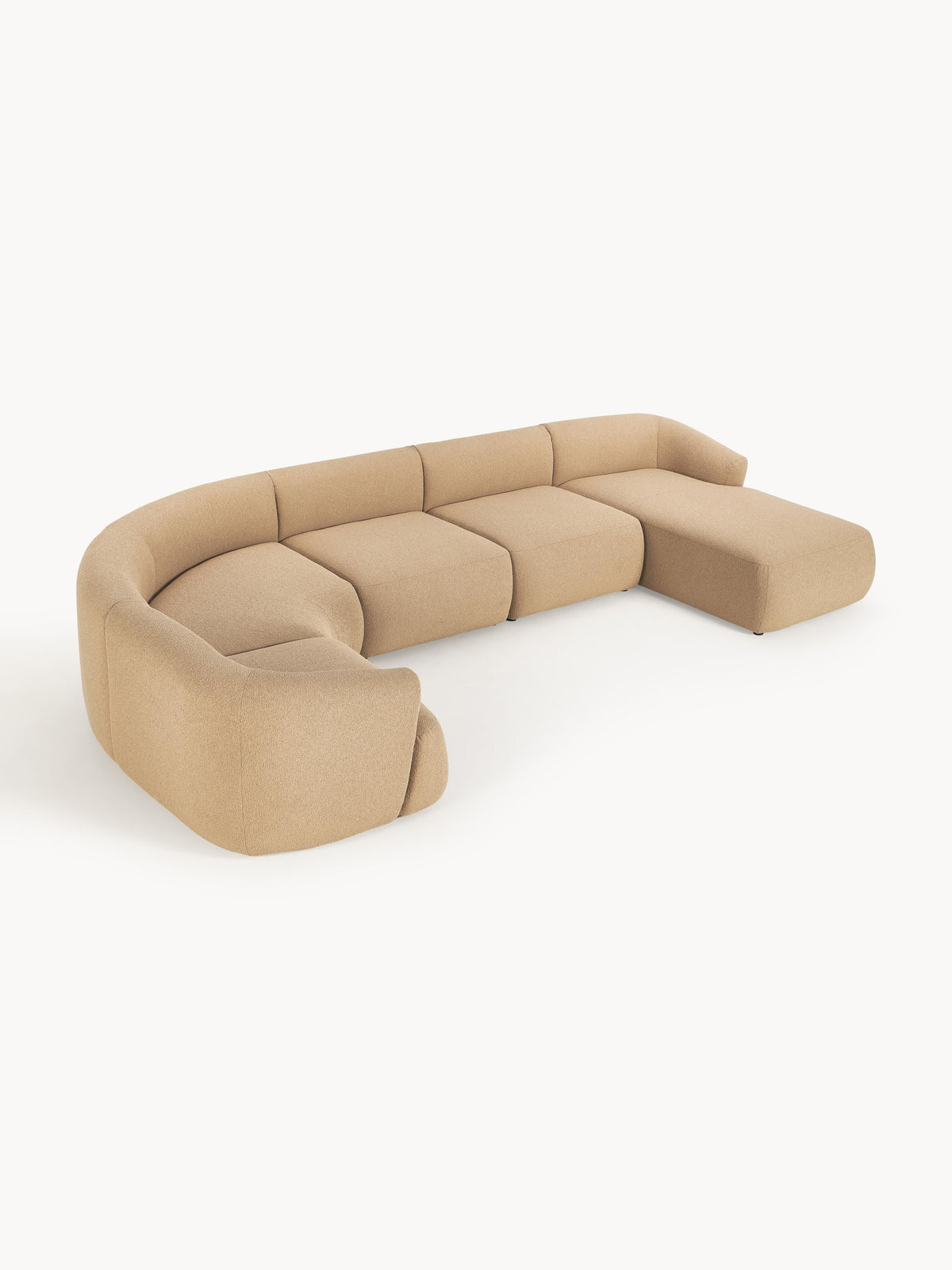 Gallery image 1 - XL Modular Bouclé Sofa Sofia