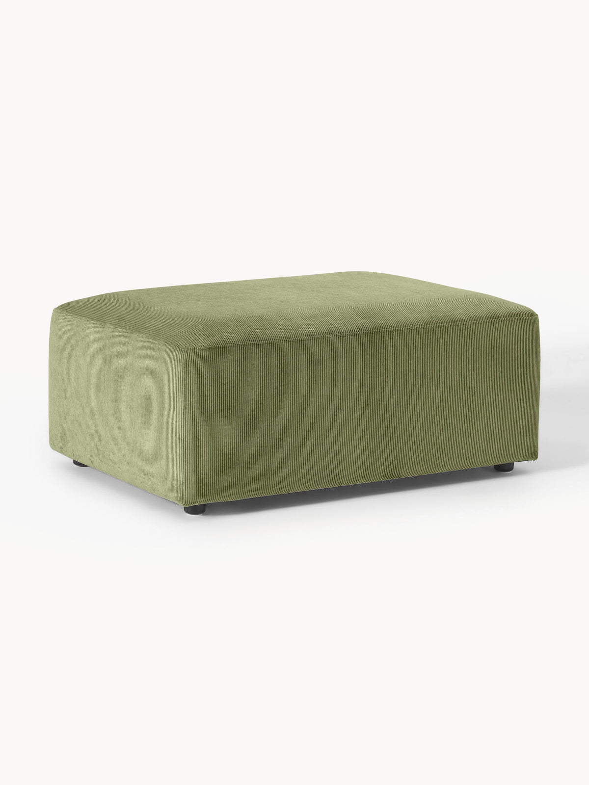 Gallery image 1 - Corduroy Ottoman Melva, W 99 x D 72 cm