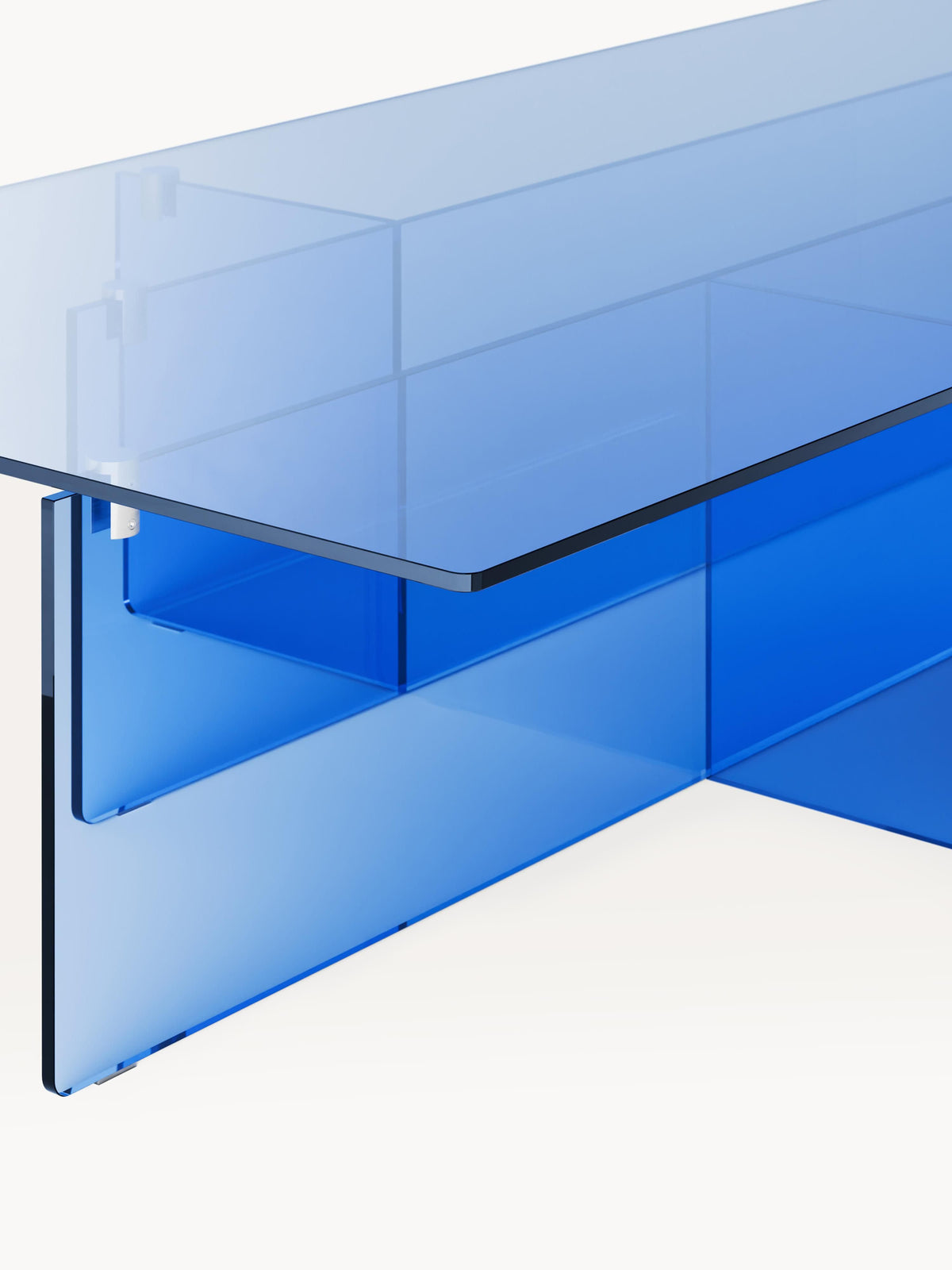 Anouk Glass Coffee Table, W 102 cm