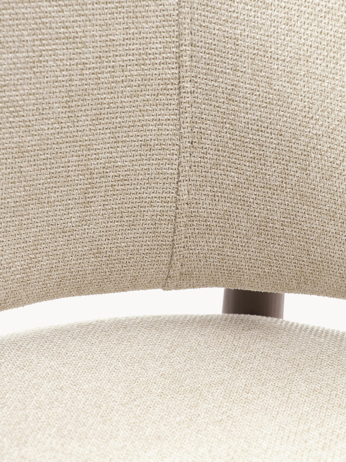 Nemo Upholstered Ash Wood Dining Chair with Armrests
