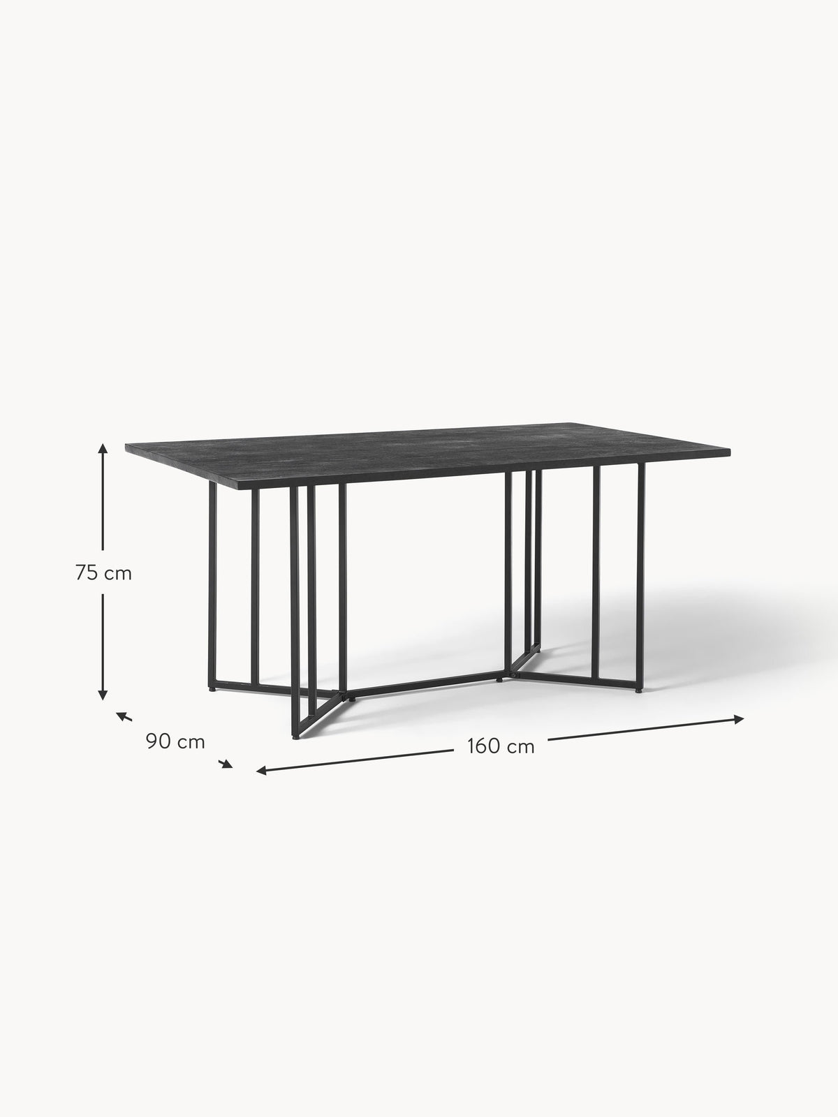 Luca Mango Wood Dining Table, in various sizes