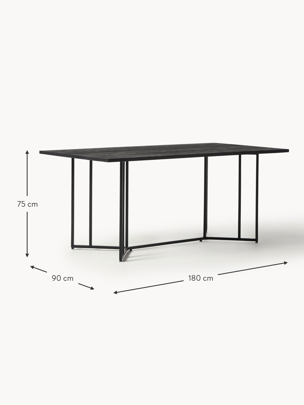 Luca Mango Wood Dining Table, in various sizes