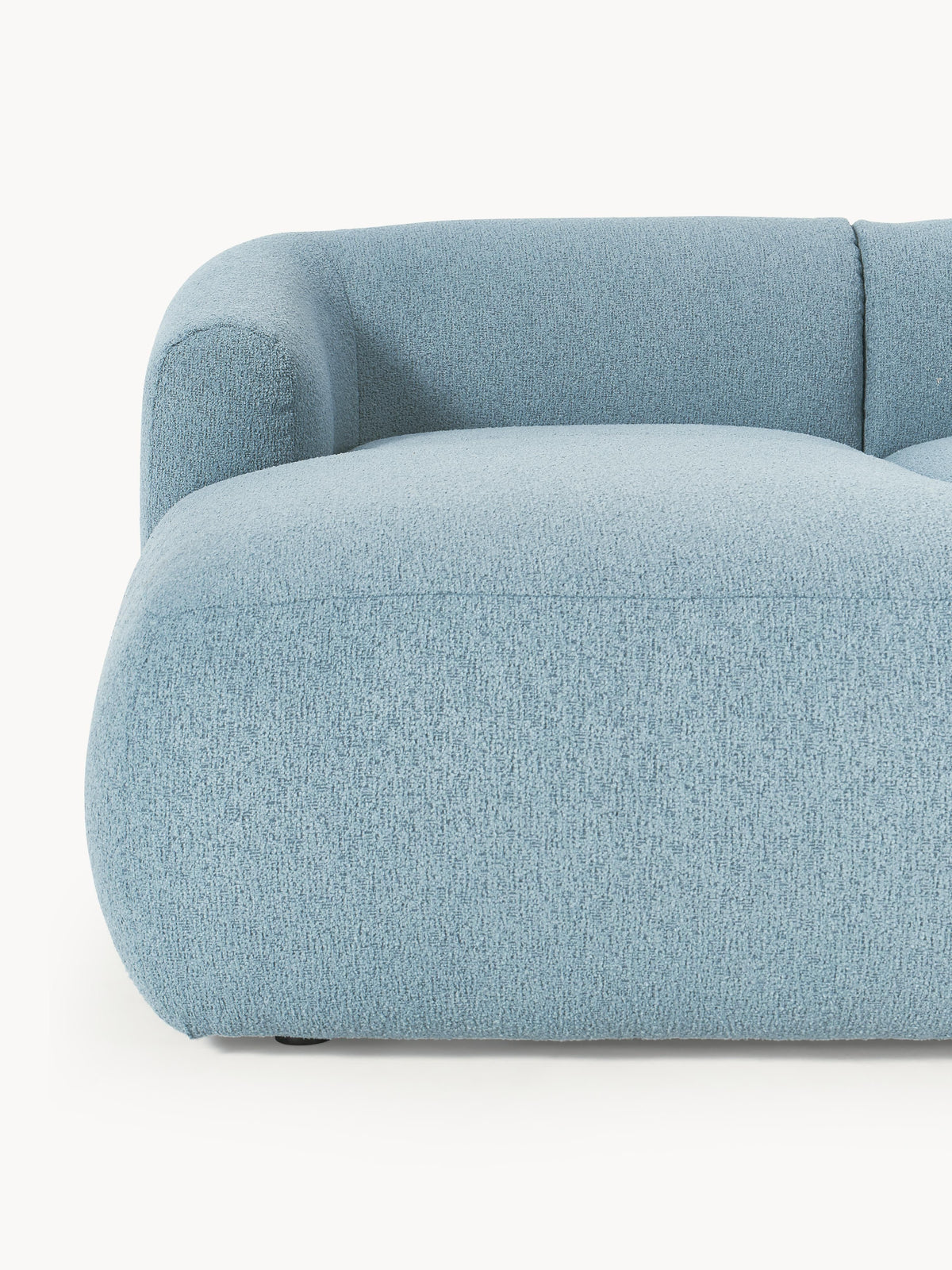 Sofia Modular Bouclé Corner Sofa (4-seater)