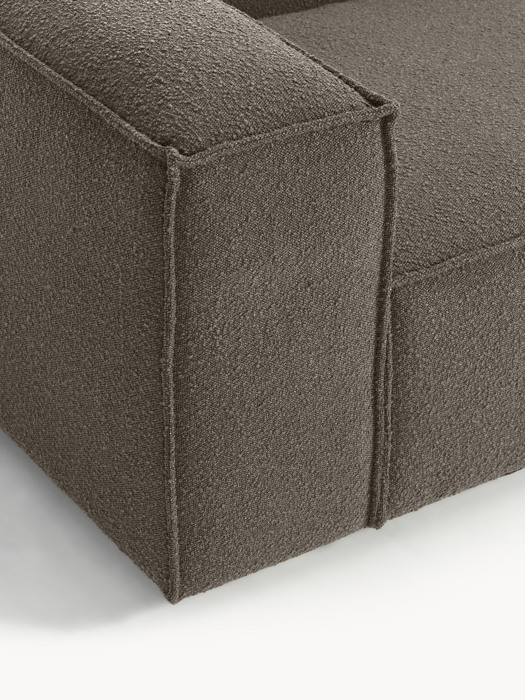 Lennon Bouclé Modular Corner Sofa (3-seater)