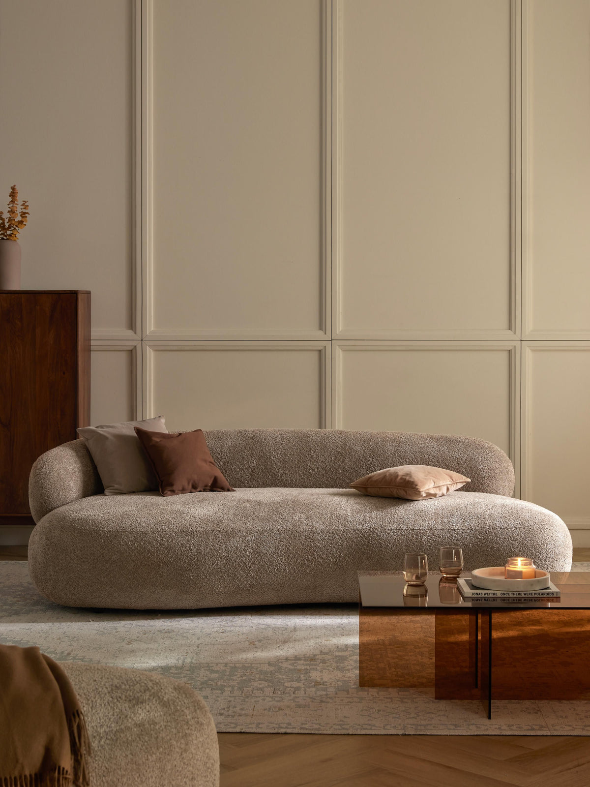 Alba Teddy Bouclé Sofa (3-seater)