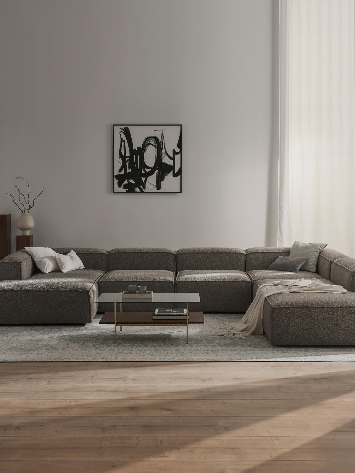 Lennon XL Bouclé Modular Sofa