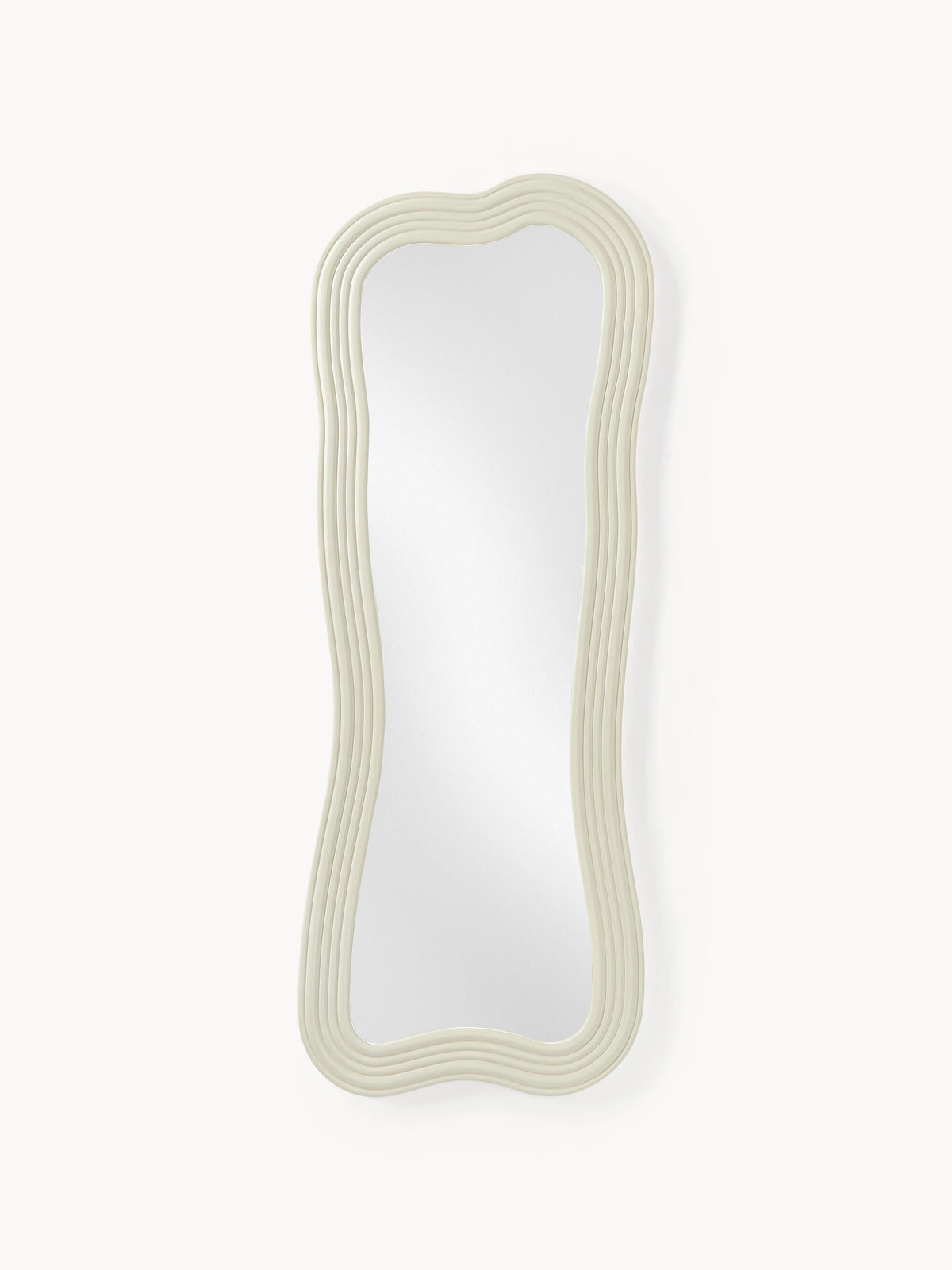 Gallery image 1 - Full-Length Wall Mirror Cosimo with Wavy Frame