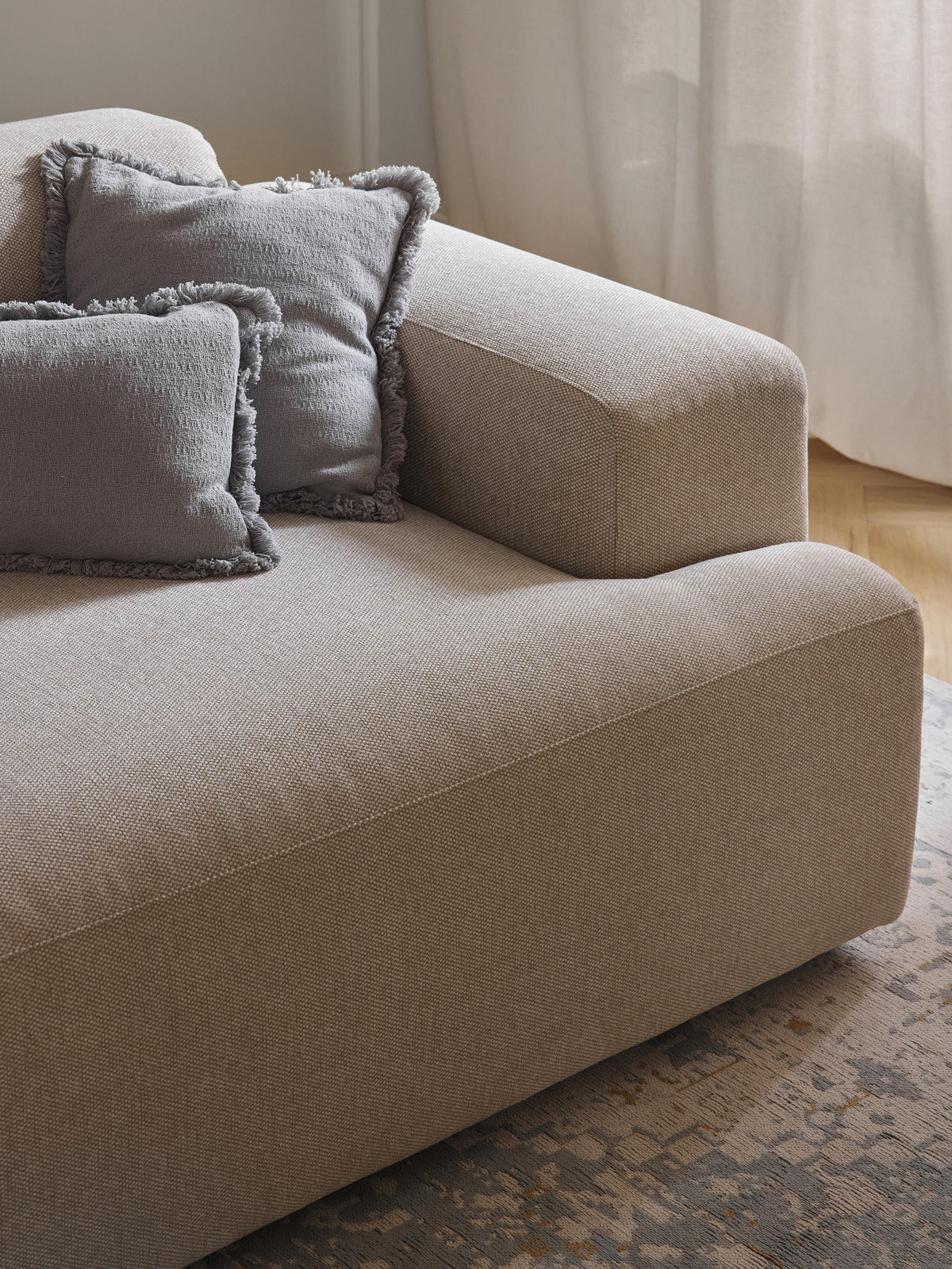 Melva Large Corner Sofa (4-seater)