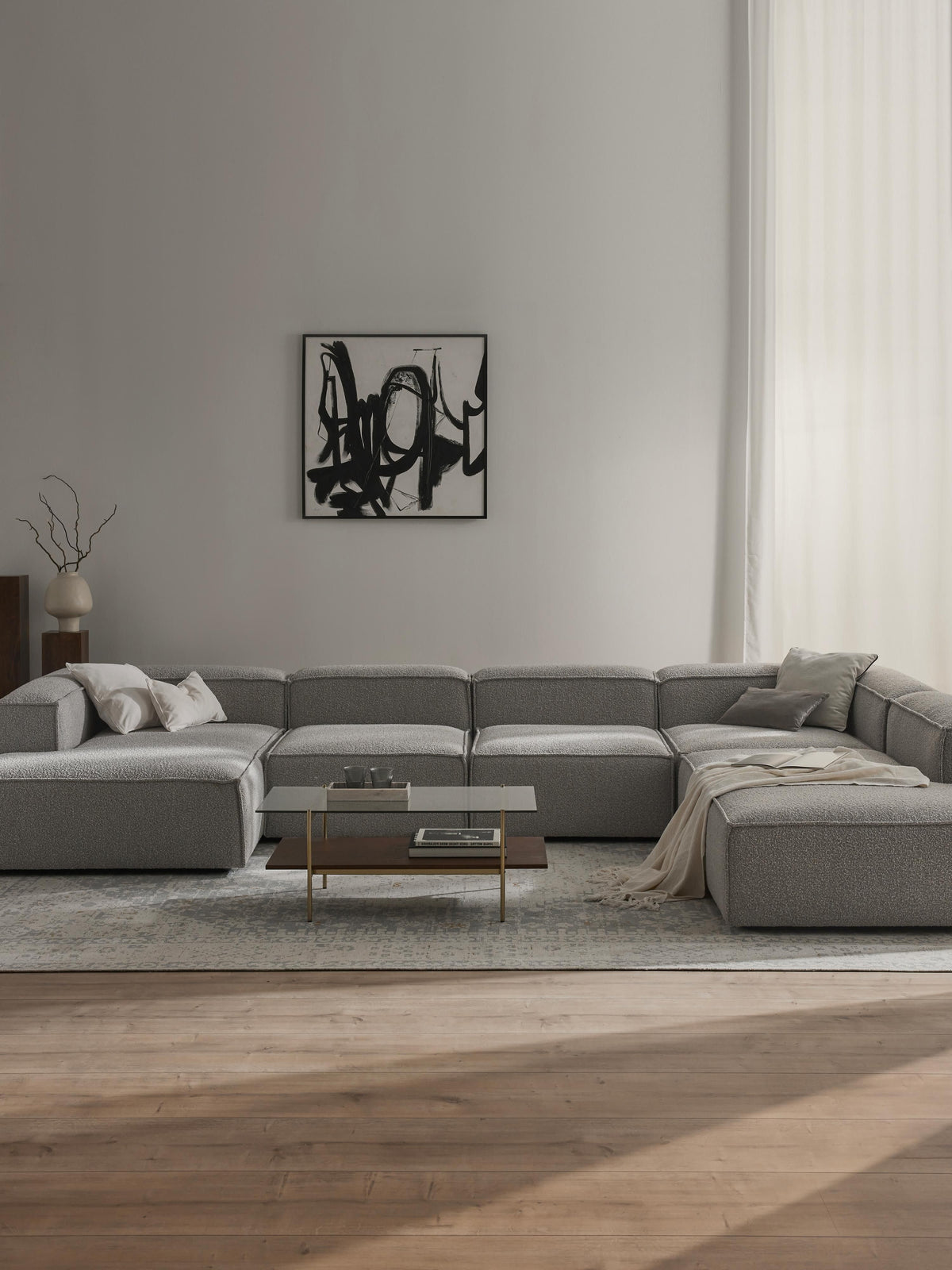Lennon XL Bouclé Modular Sofa