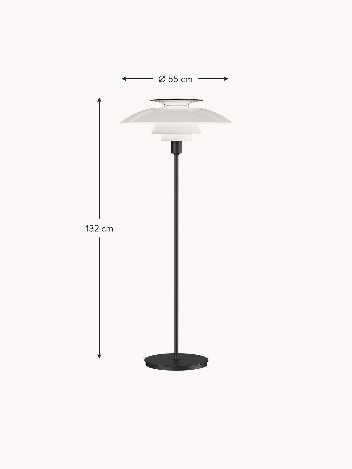 Small Dimmable Floor Lamp PH 80