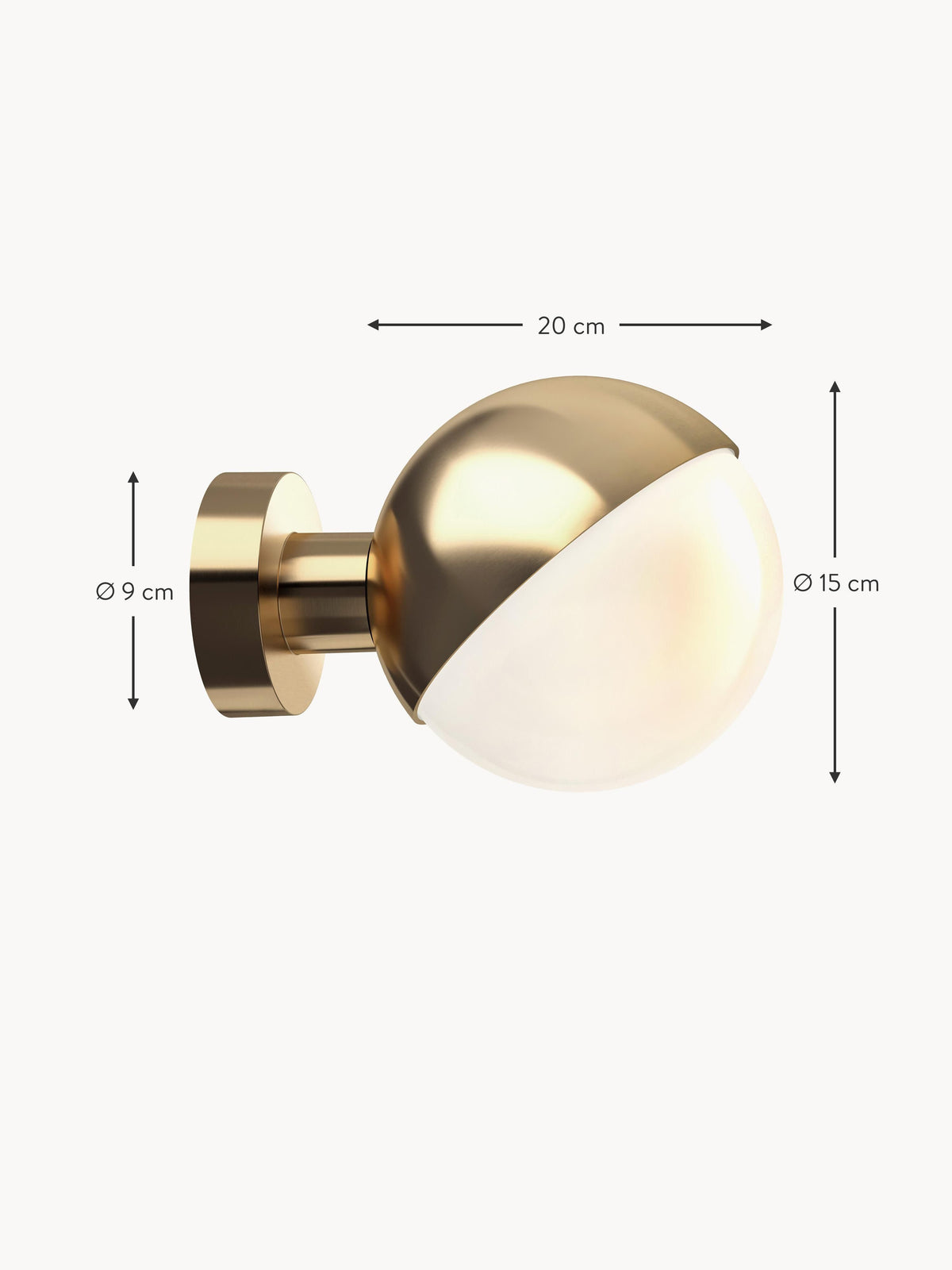 Studio Mouth-Blown Glass Wall Lamp VL