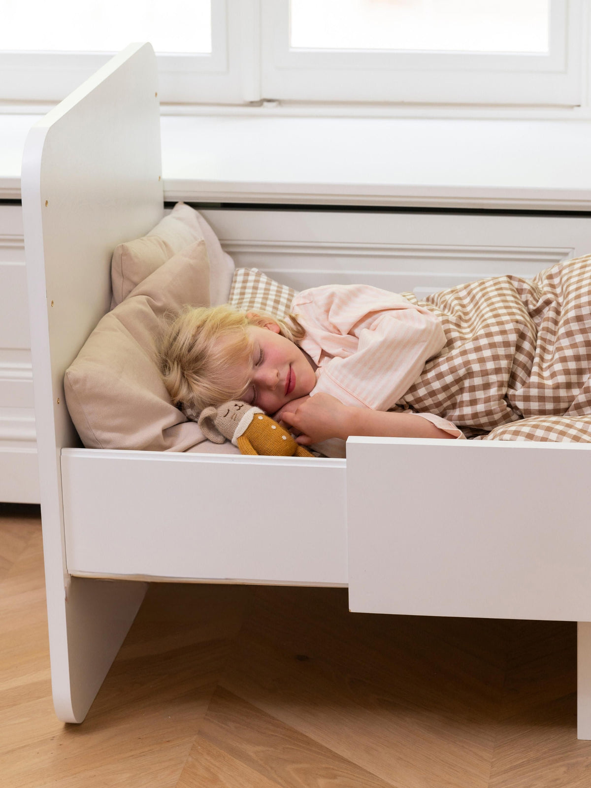 Baby Bed with Extension to Kids Bed, 70 x 120/160 cm