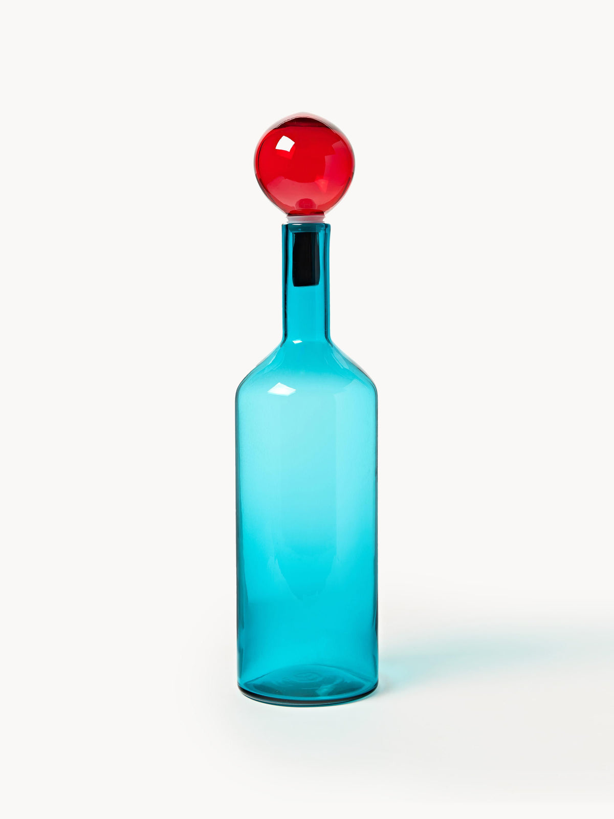 Bubbles Mouth-Blown Decorative Bottles, Set of 4