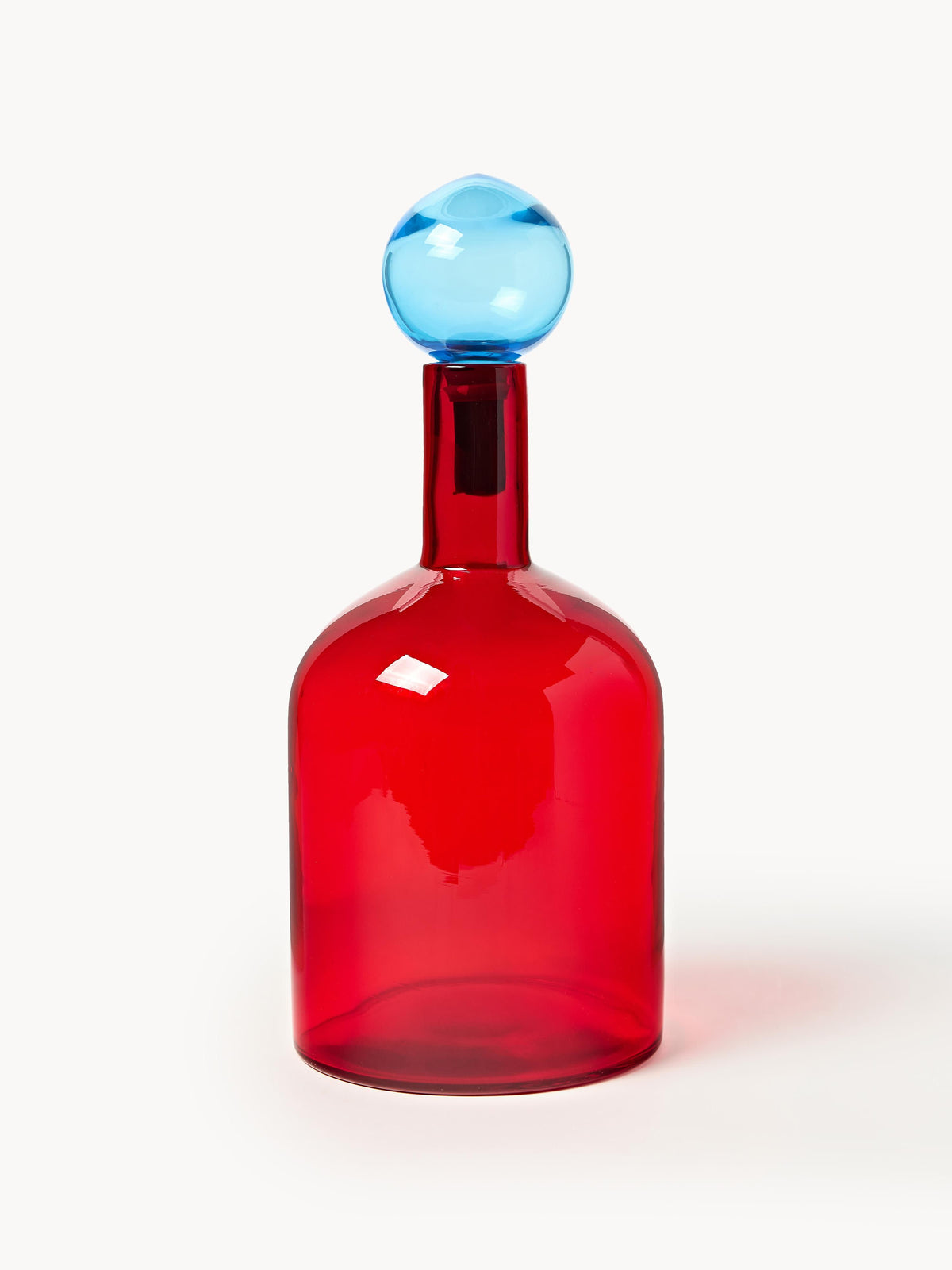 Bubbles Mouth-Blown Decorative Bottles, Set of 4
