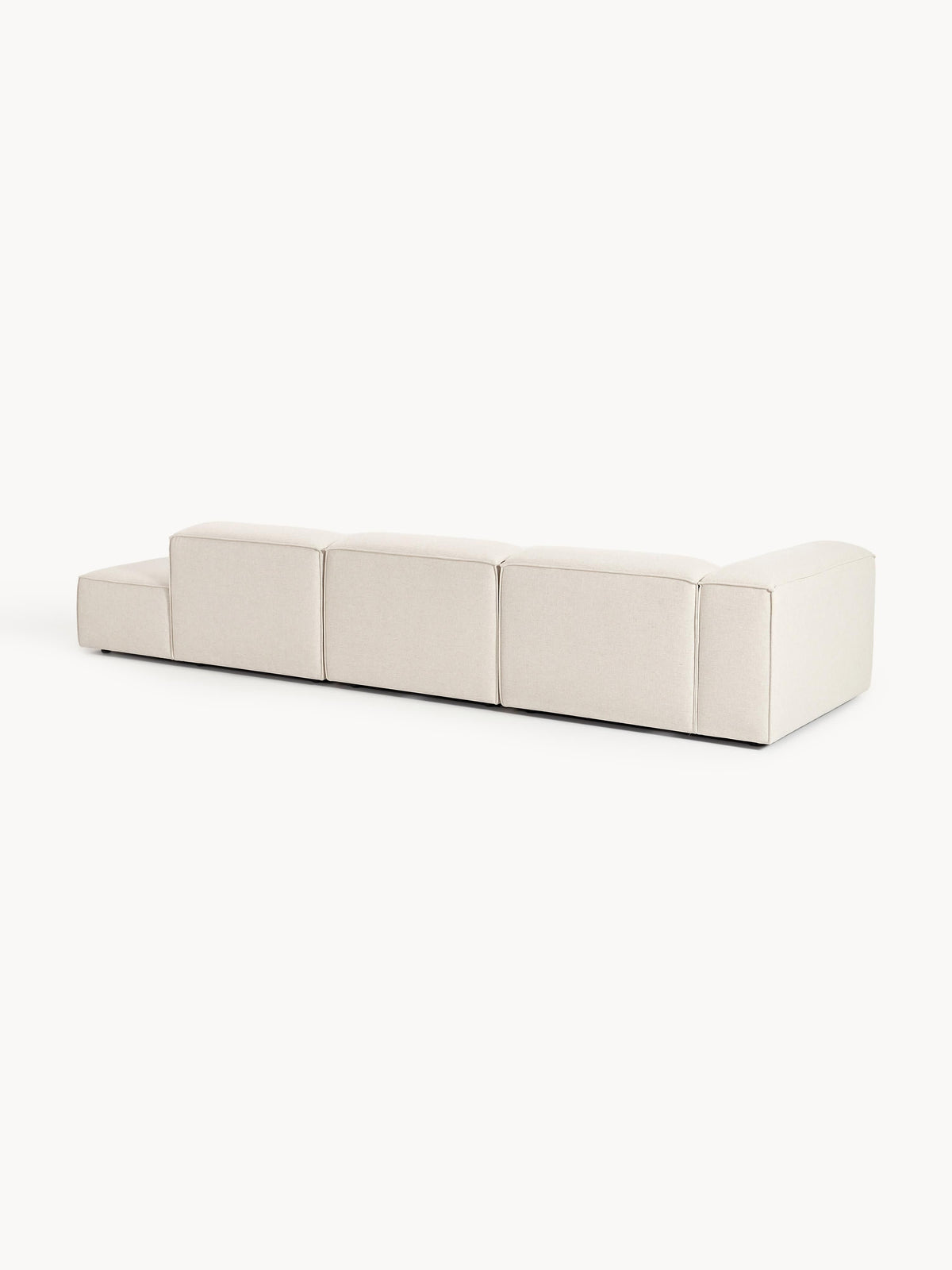 Lennon XL Linen Blend Modular Ottoman