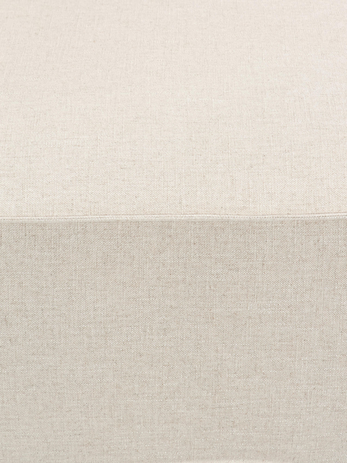 Lennon XL Linen Blend Modular Ottoman