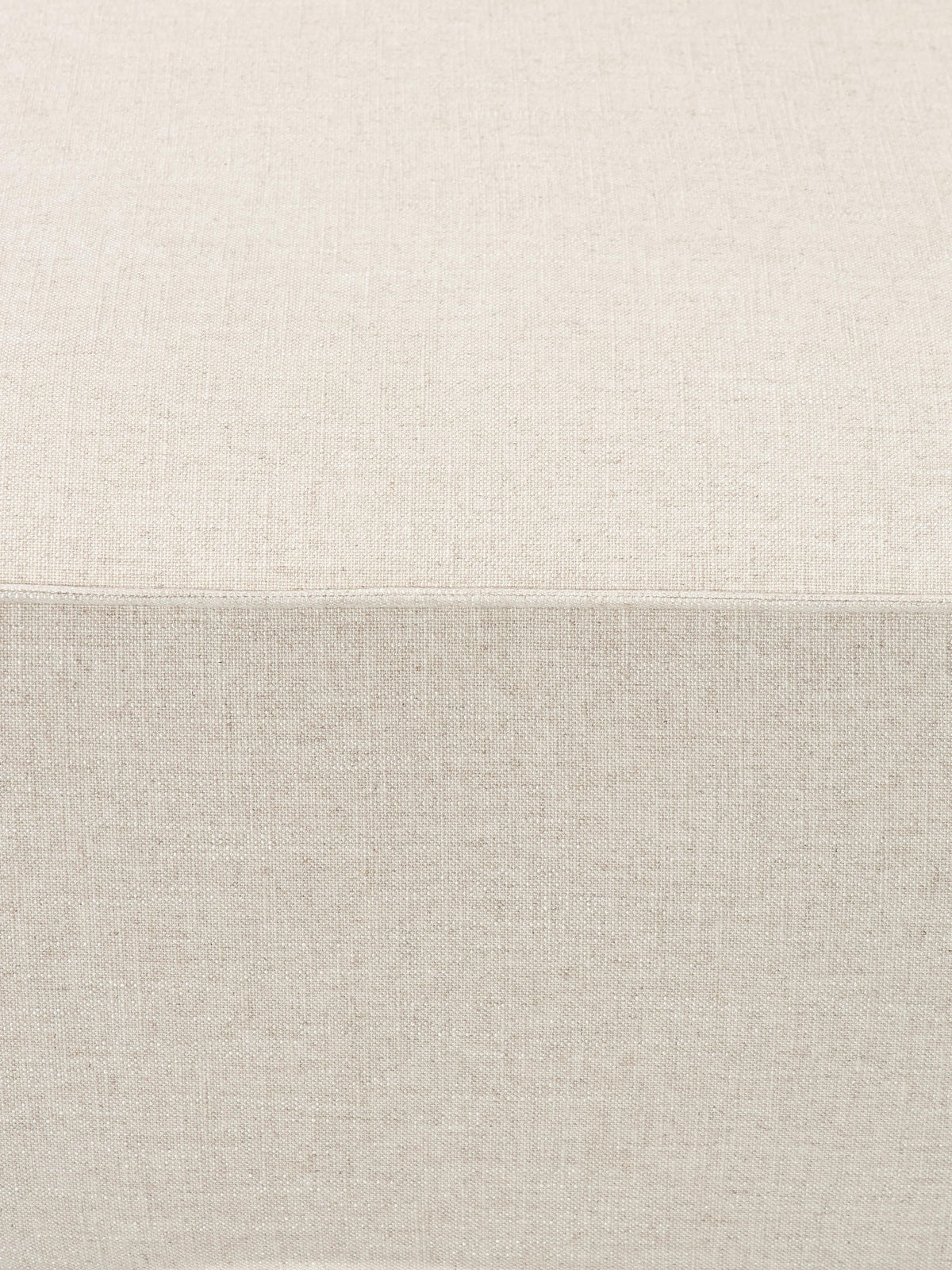 Lennon XL Linen Blend Modular Ottoman