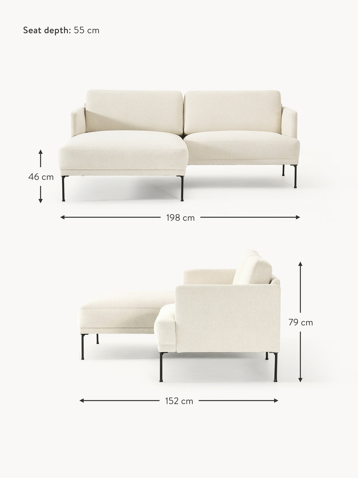 Fluente Small Corner Sofa